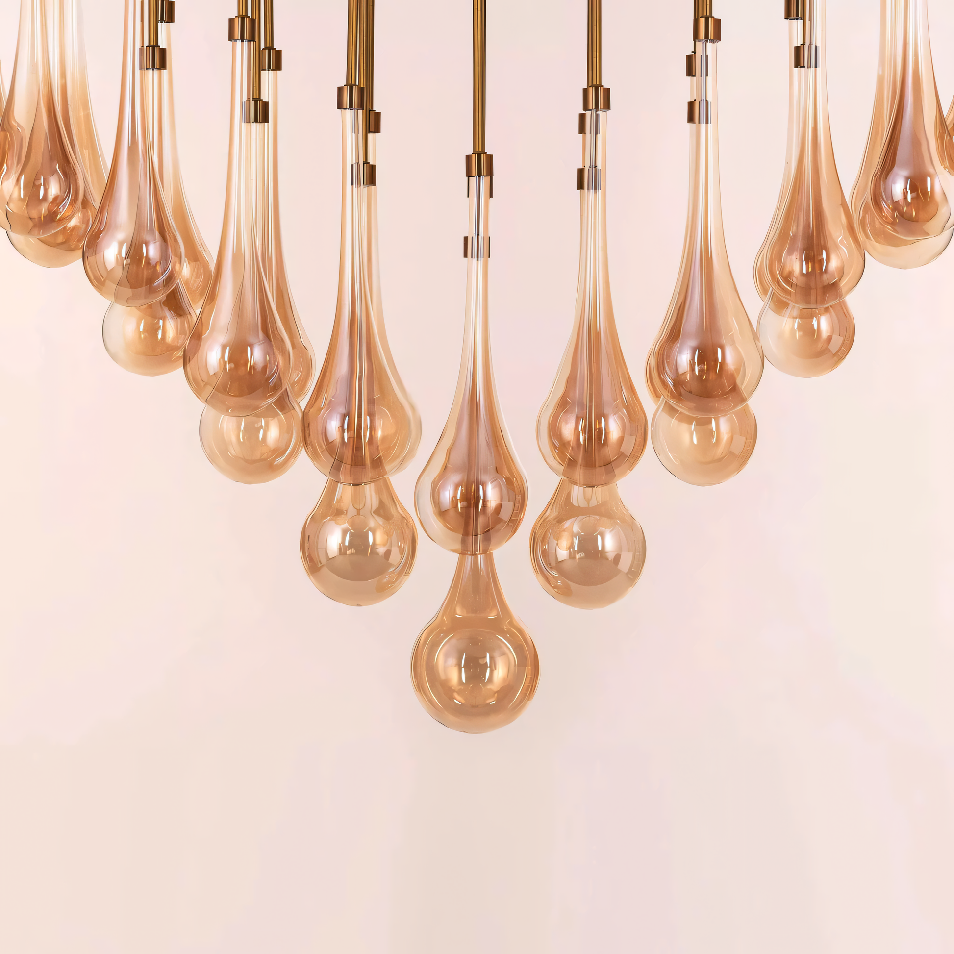 Regal silhouette inspired by the ornate chandeliers of European palaces