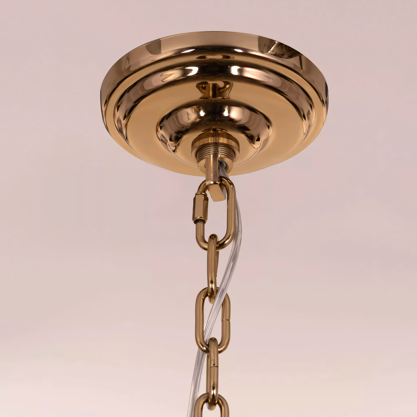 Gratus Luxe Tangerine Glass Leaf Chandelier