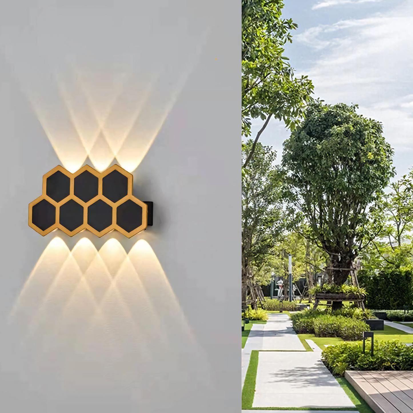 Batman Style Facade Wall Light