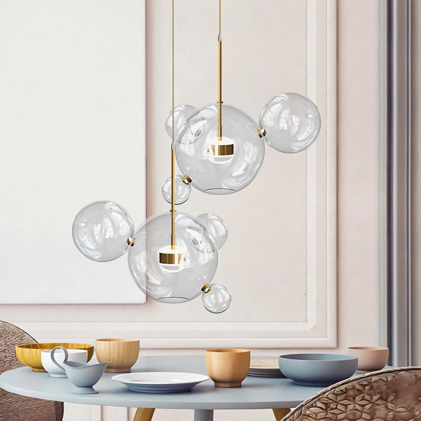 Soap Bubble Hanging Light: A masterpiece of ethereal beauty