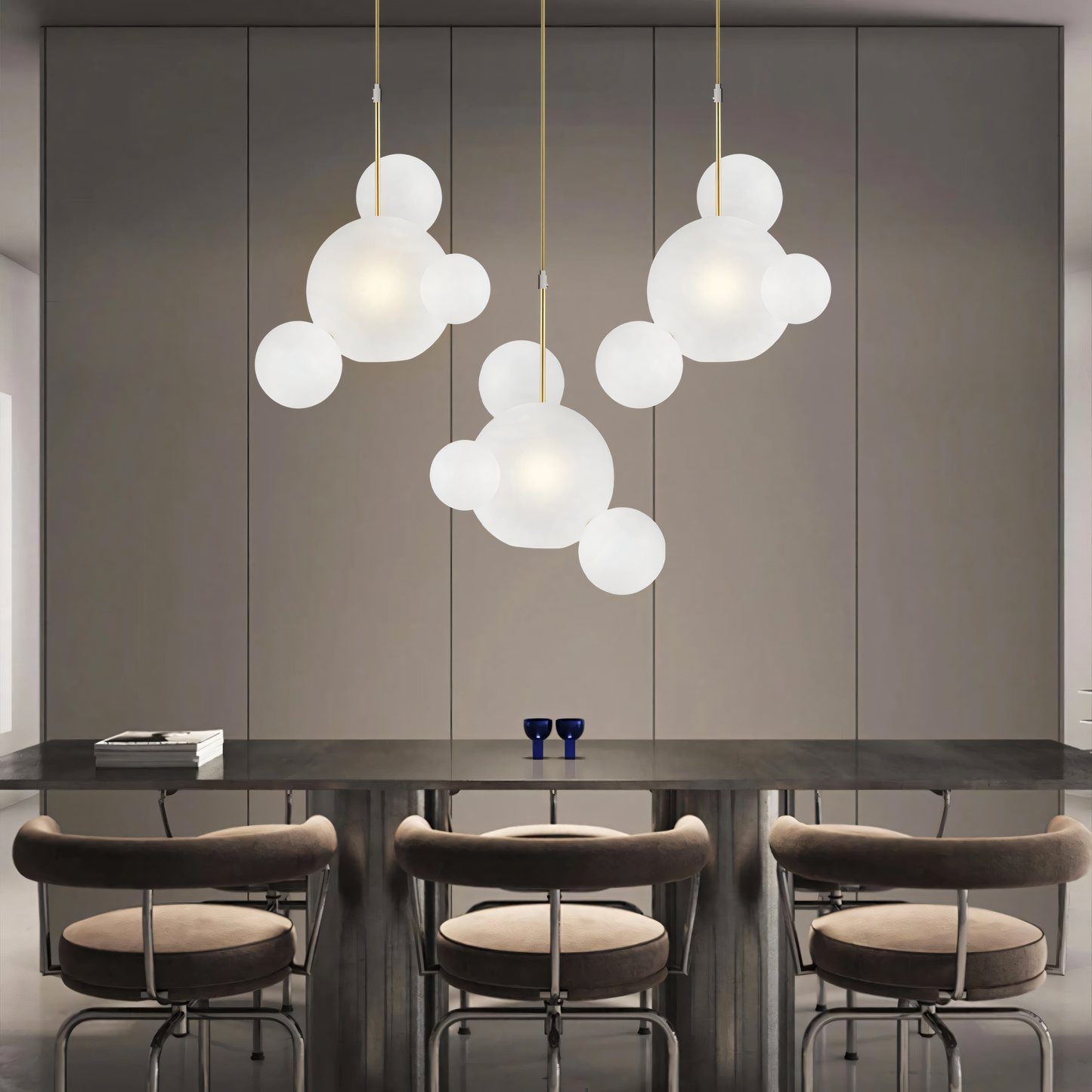 Elegant Italian-designed LED chandelier for a touch of magic