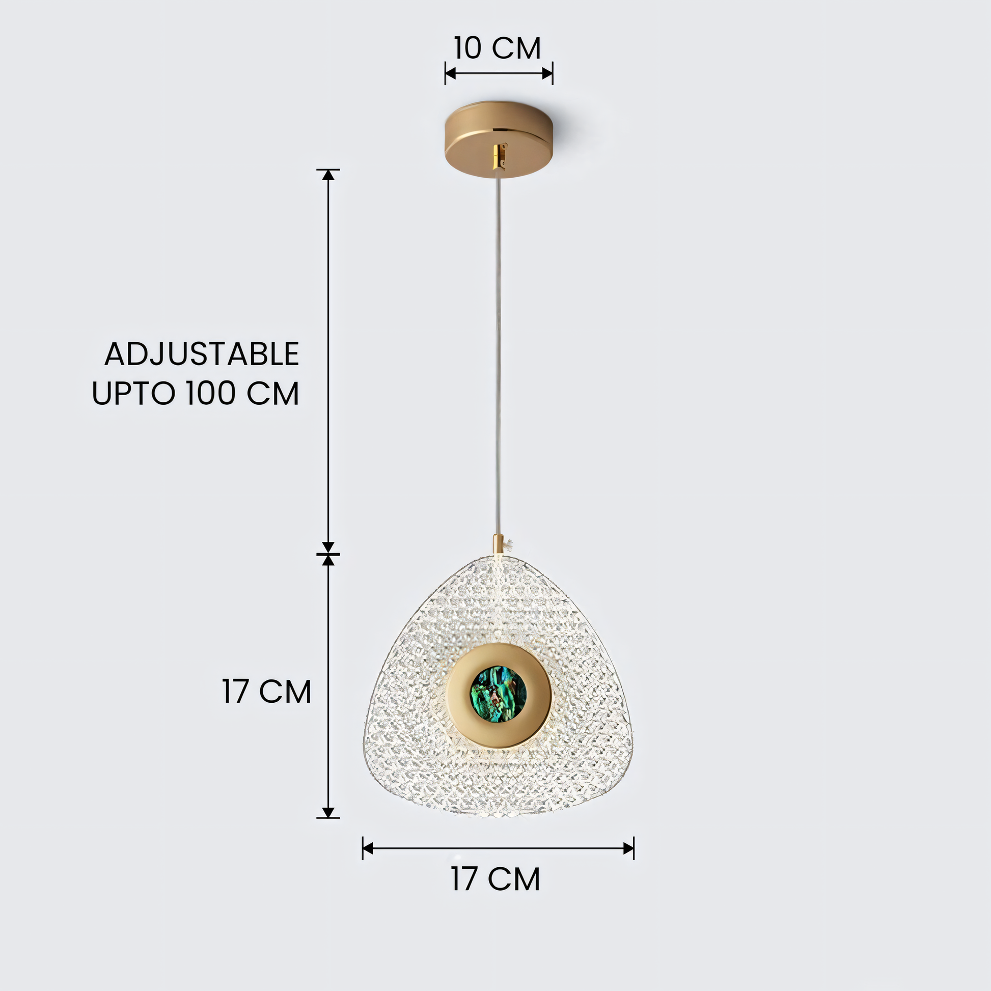 Geometric Masterpiece Chandelier: A visually striking and awe-inspiring centerpiece.