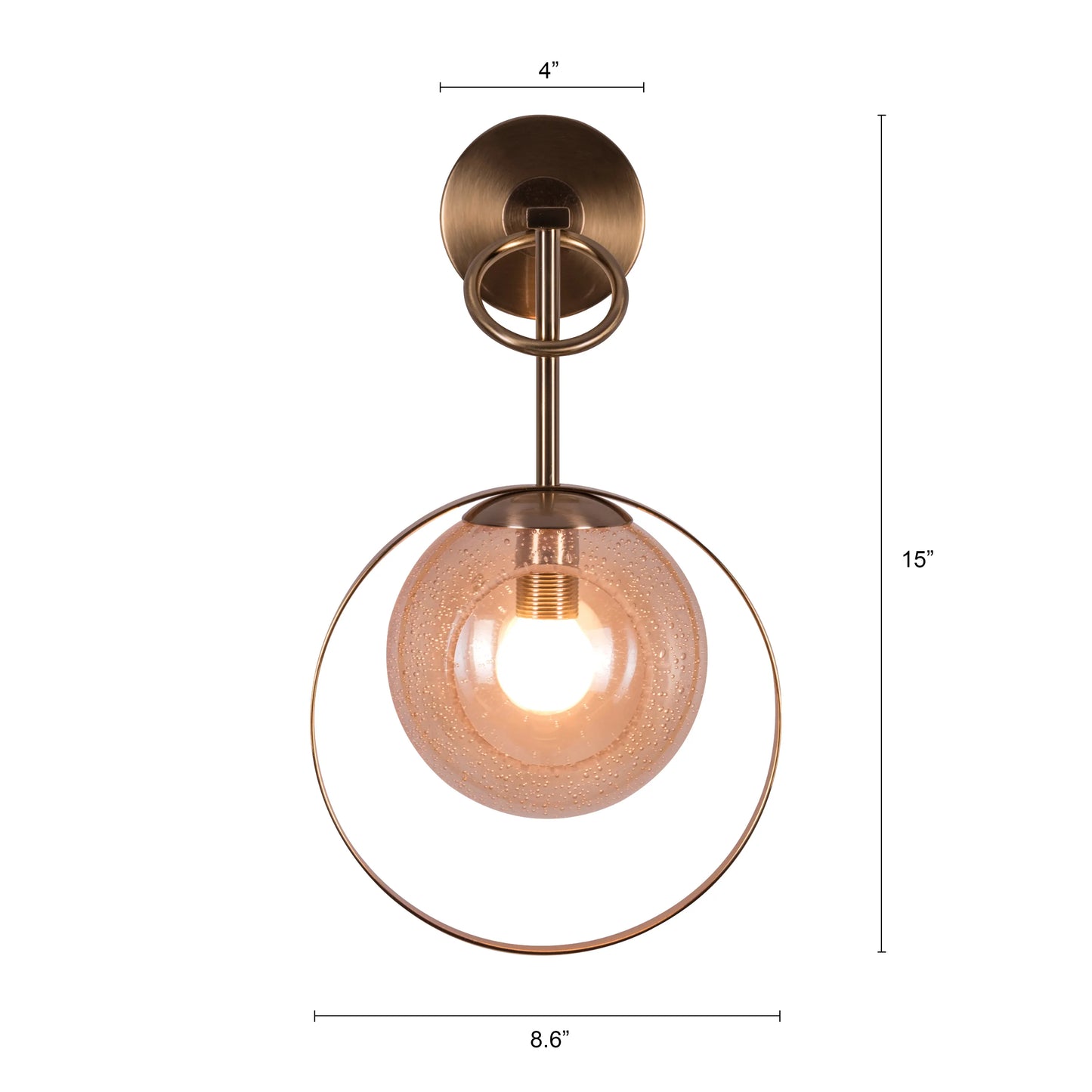 Style Icon Glass Wall Light - Elegant and timeless wall lighting fixture featuring a sleek, cylindrical glass diffuser that houses the integrated LED light source, accentuated by a metal housing in a range of sophisticated finishes.