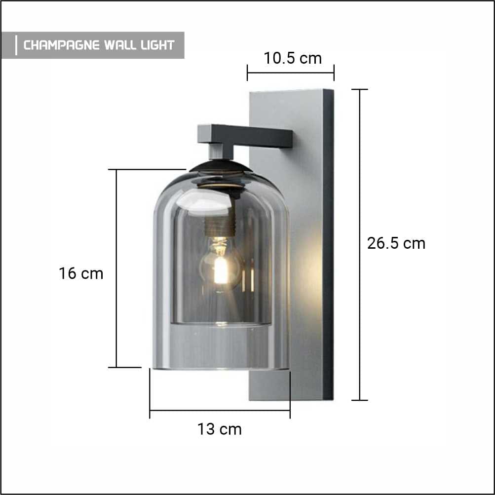 Champagne Wall Light, echoes of wisdom