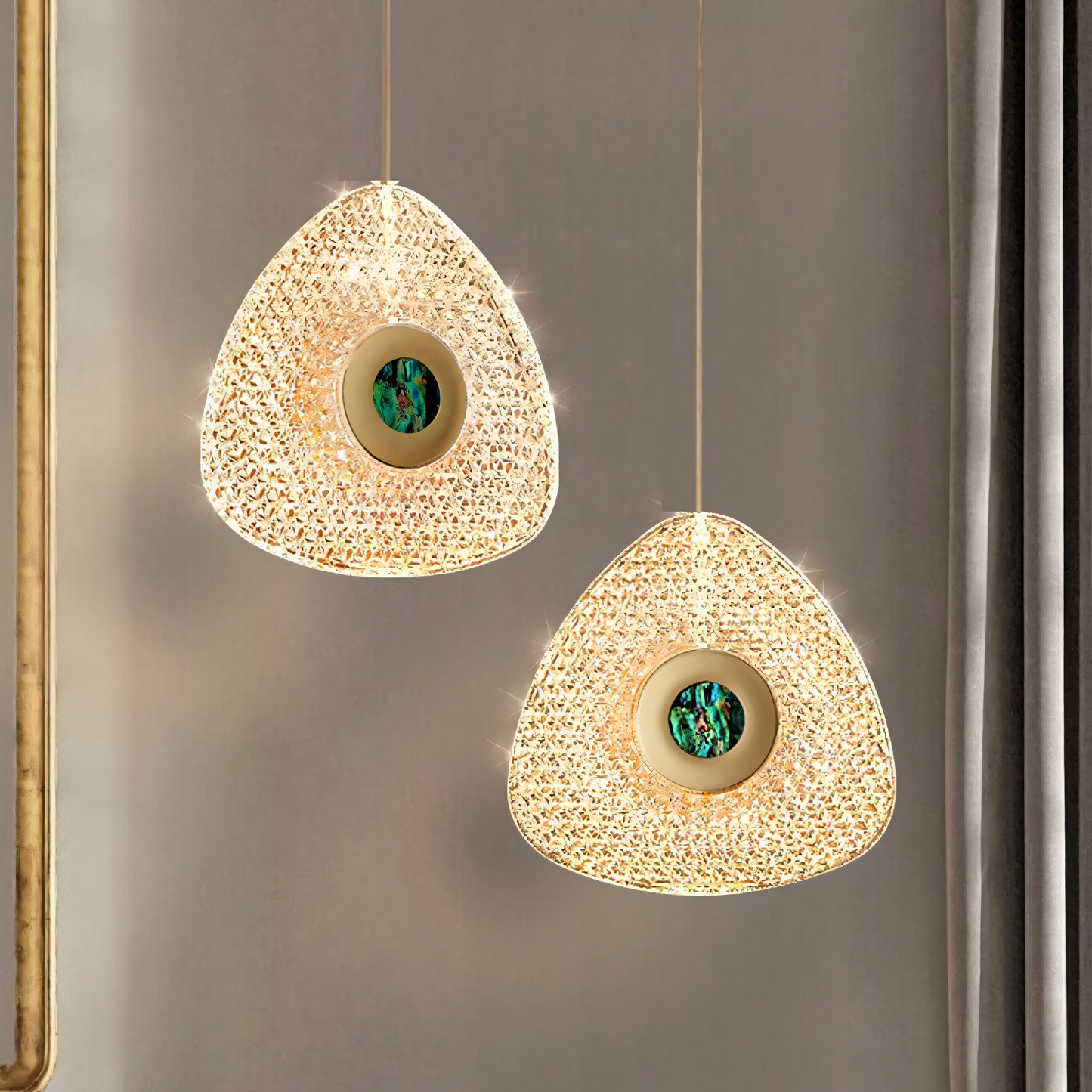 Golden Castle Chandelier: Captivating display of opulence and elegance.