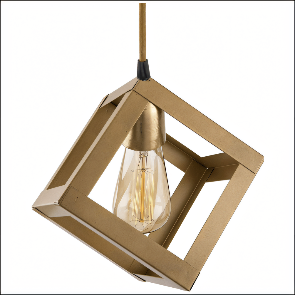 Elegant and dynamic square-shaped light that commands attention in any room