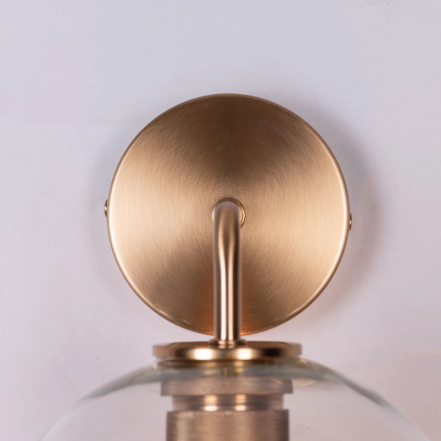 Endgame Clear Glass Wall Light