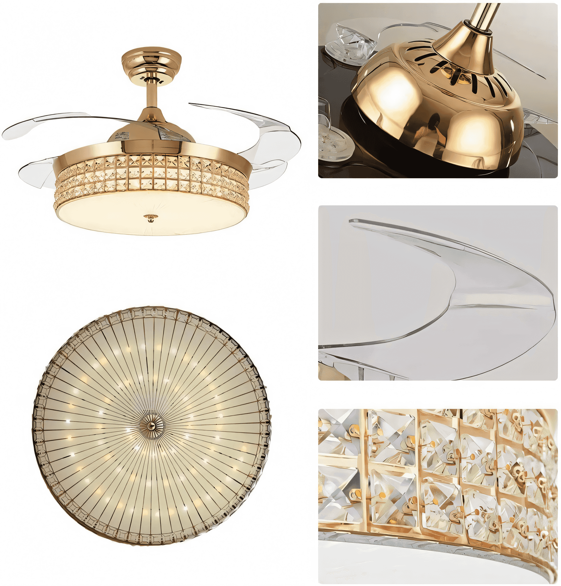 Dazzling crystal illumination for radiant beauty