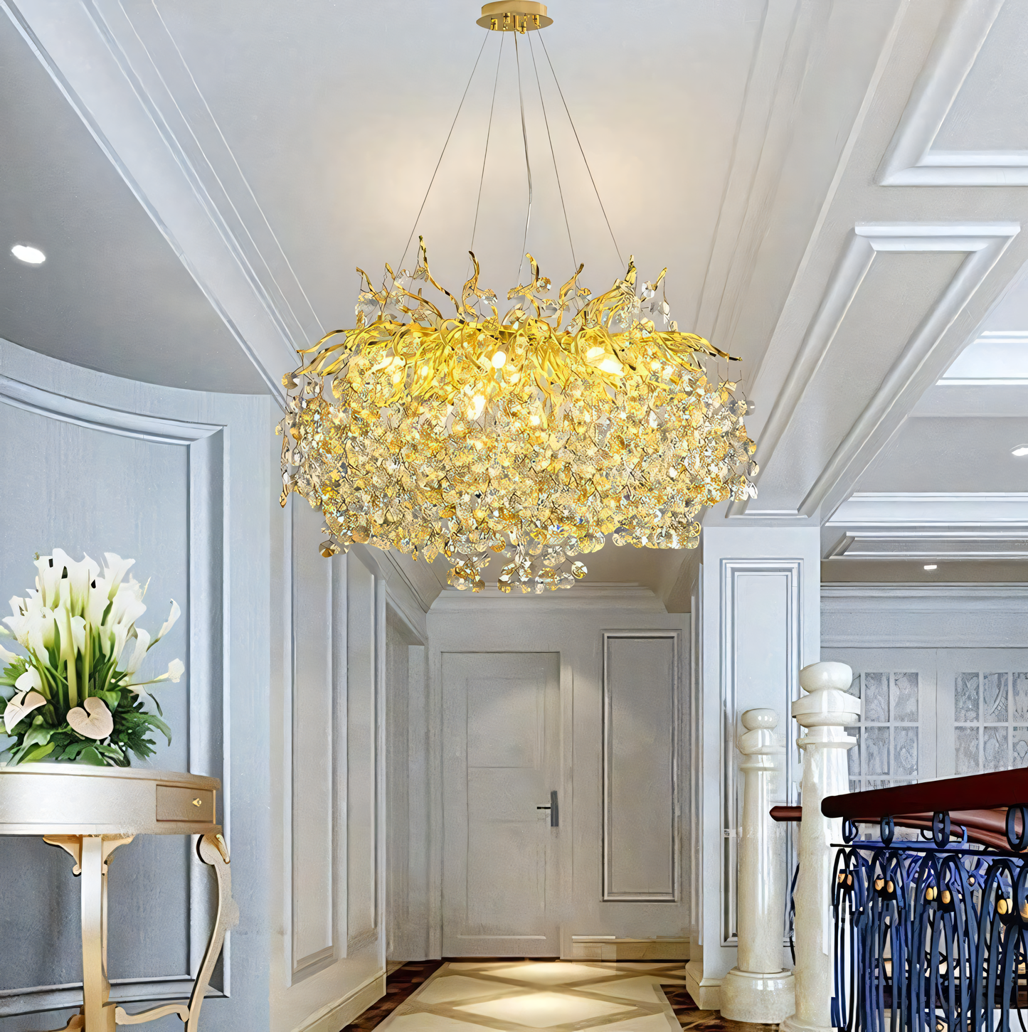 Crystal Branch Chandelier