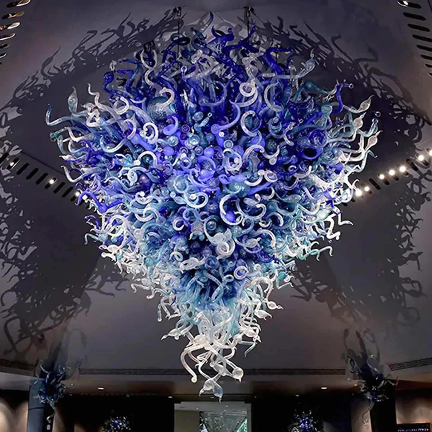Energy-efficient LED technology of the Chihuly Inspired Chandelier