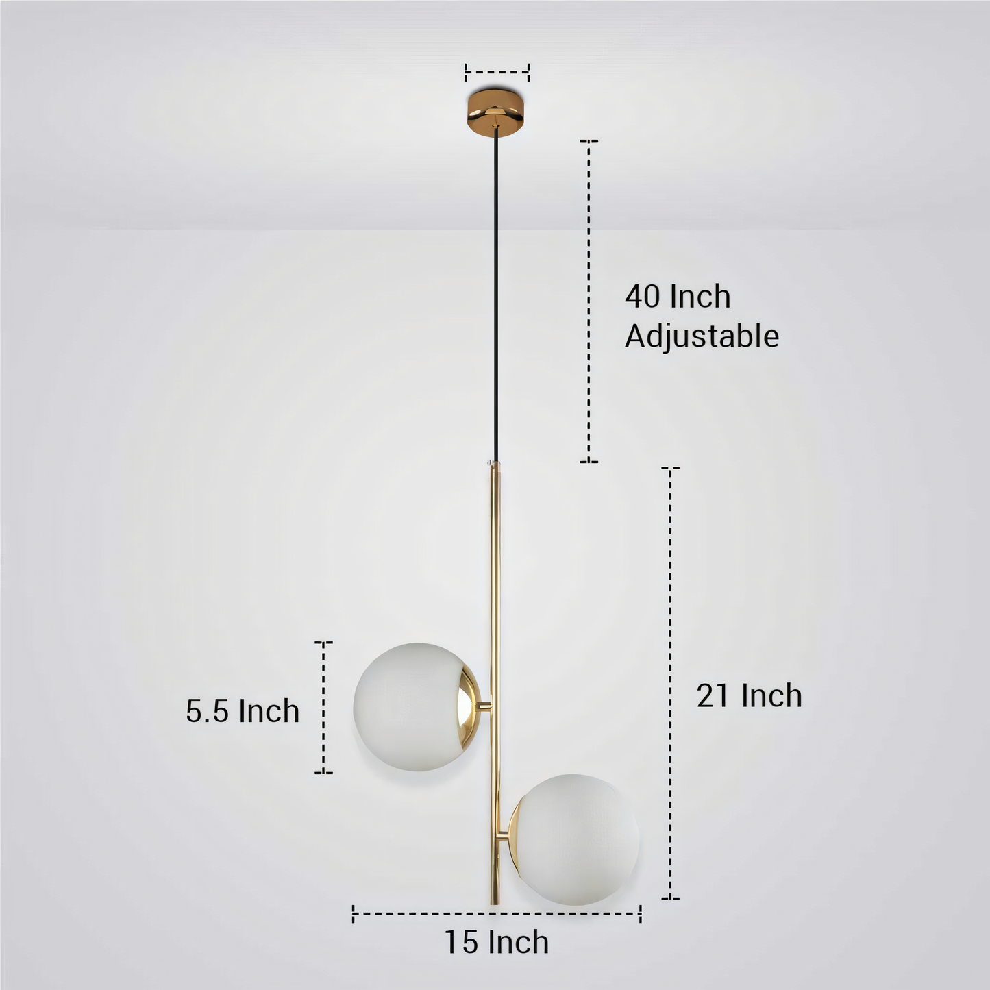 Elegant Poles Apart Hanging Light in Magical Island Villa