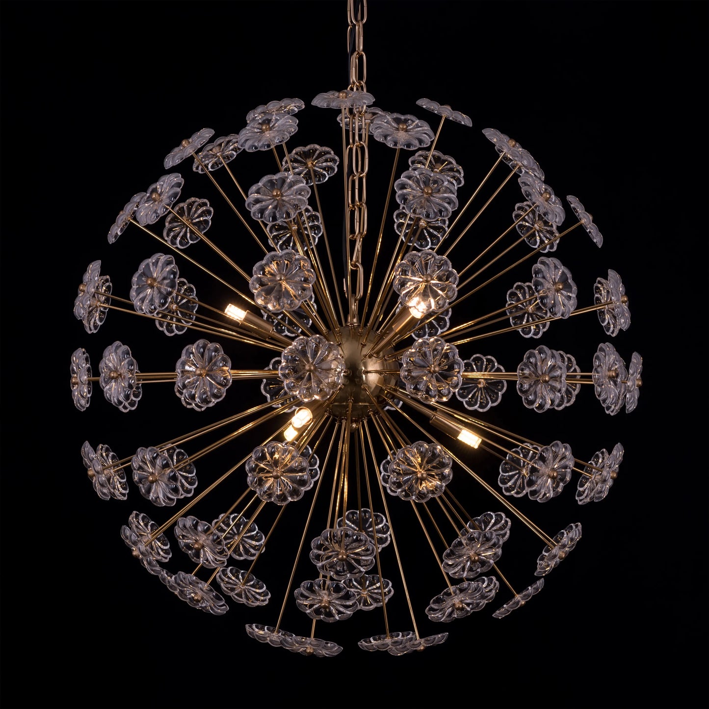Flower Power Crystal Chandelier