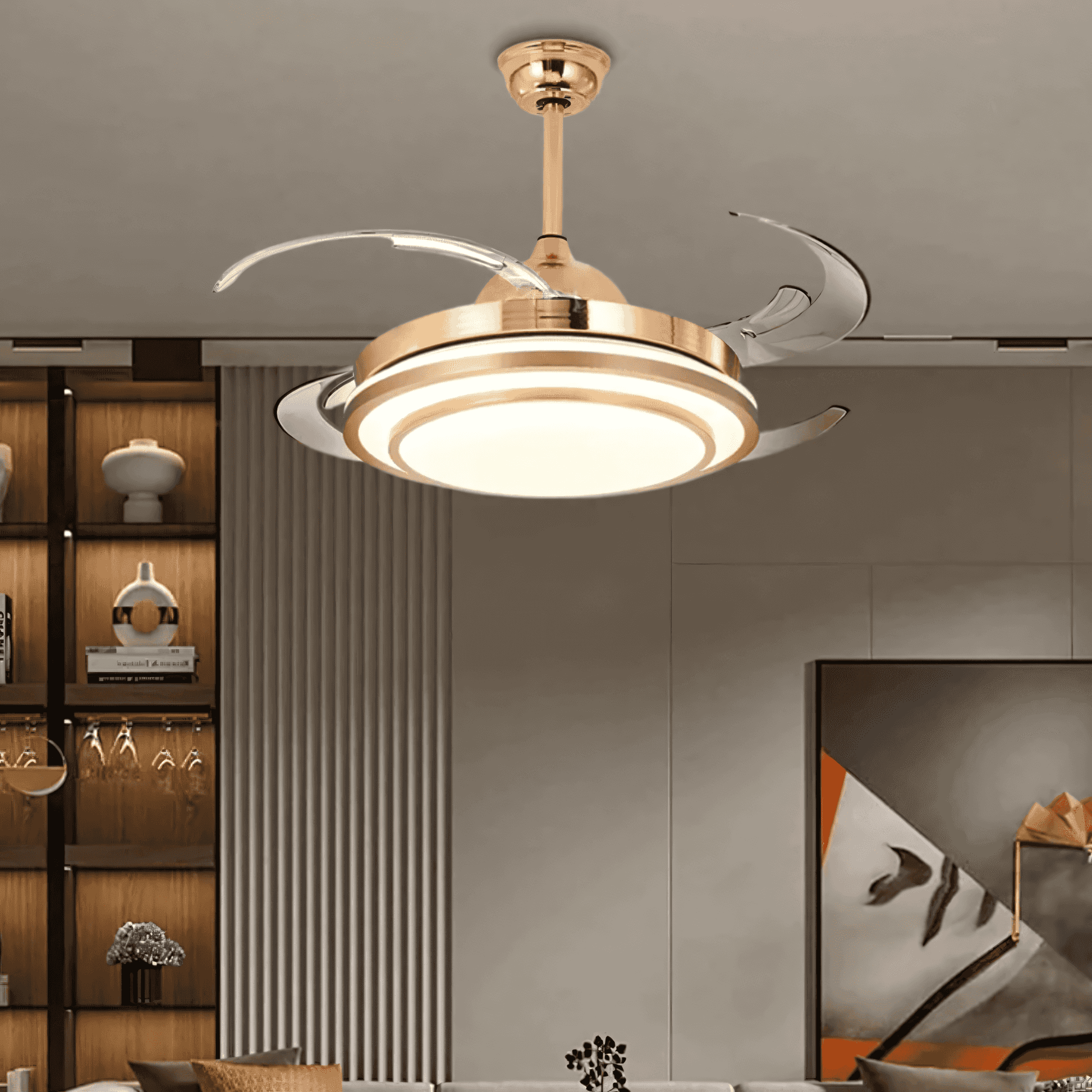 Soothing amber hue for romantic radiance