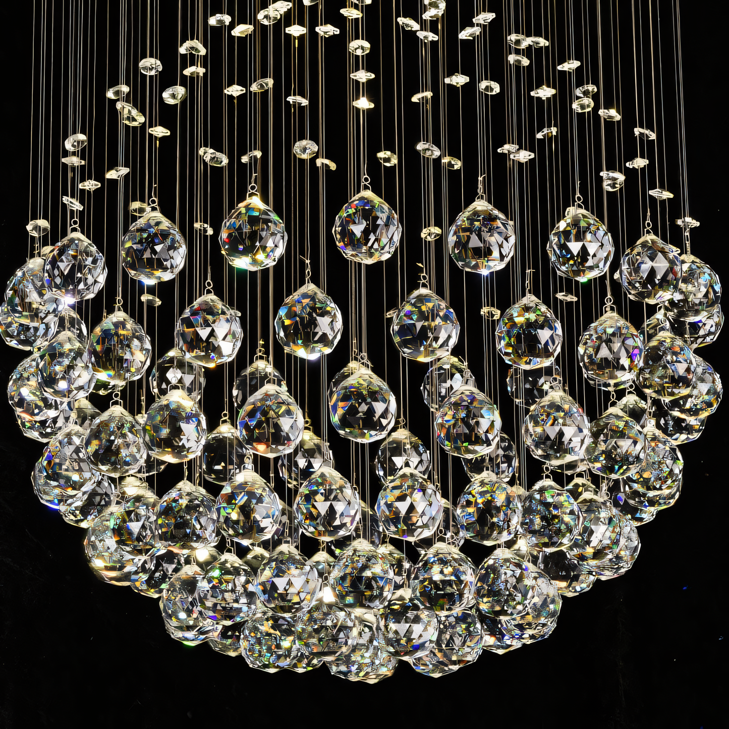 Sleek Spherical Chandelier