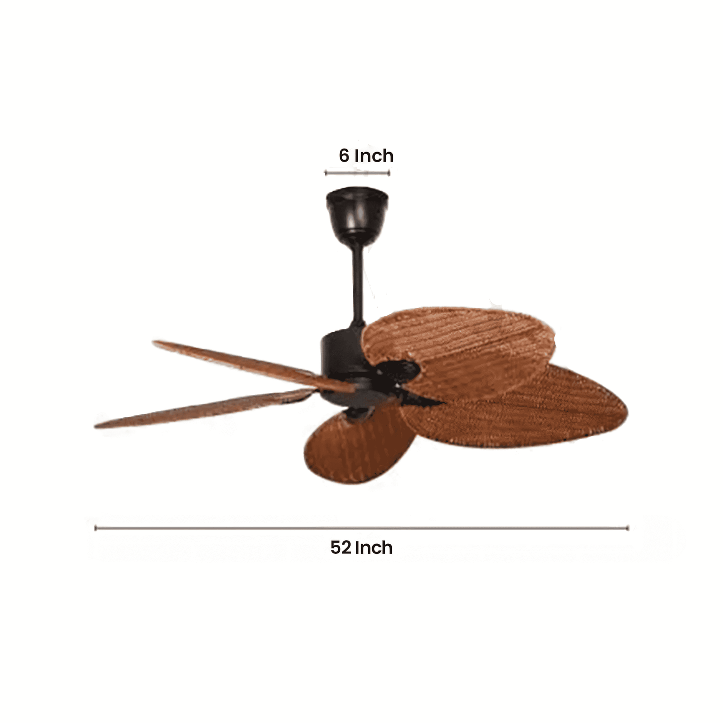 Whisper-quiet woodcraft ceiling fan for serene spaces