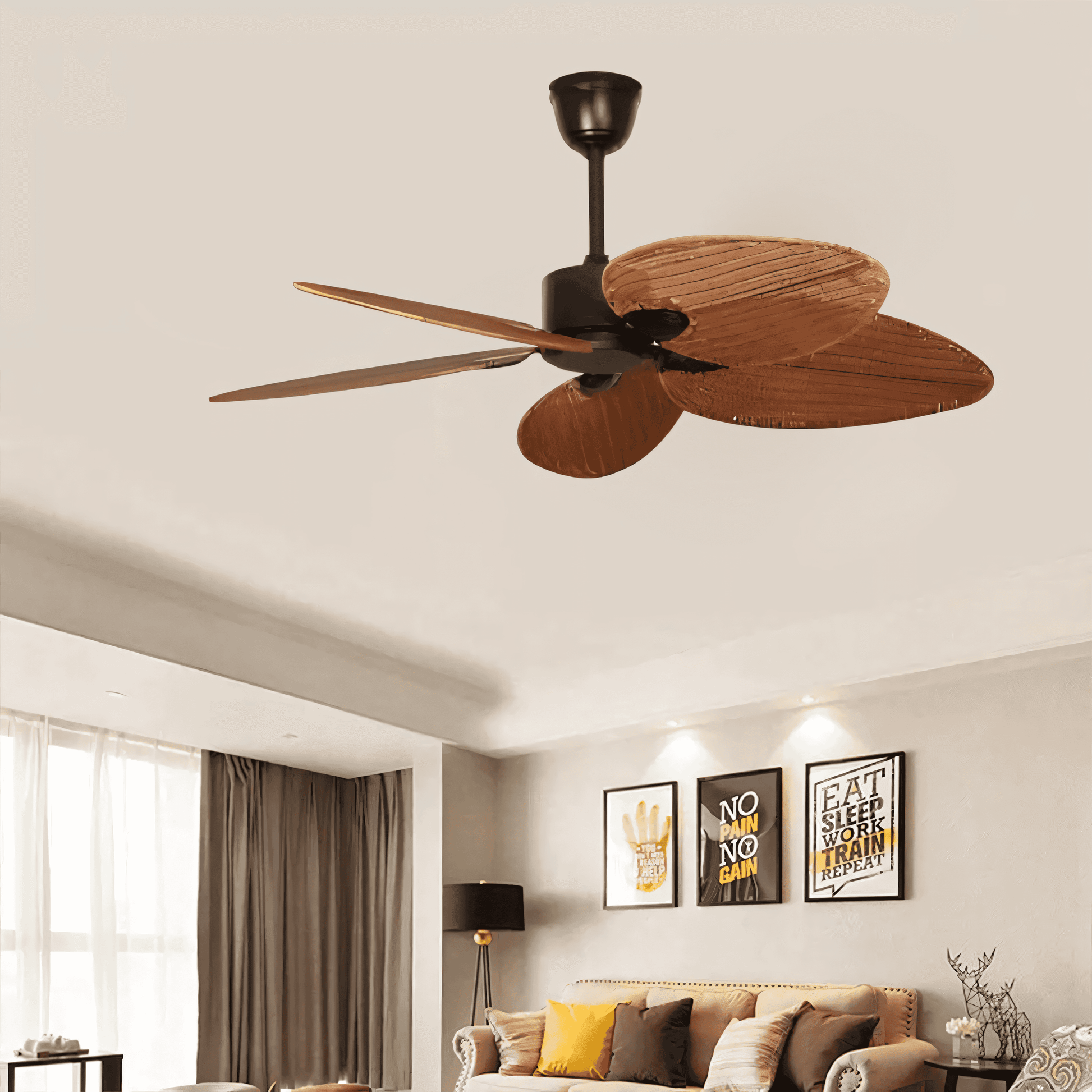 Woodcraft breeze fan, blending nature and modernity