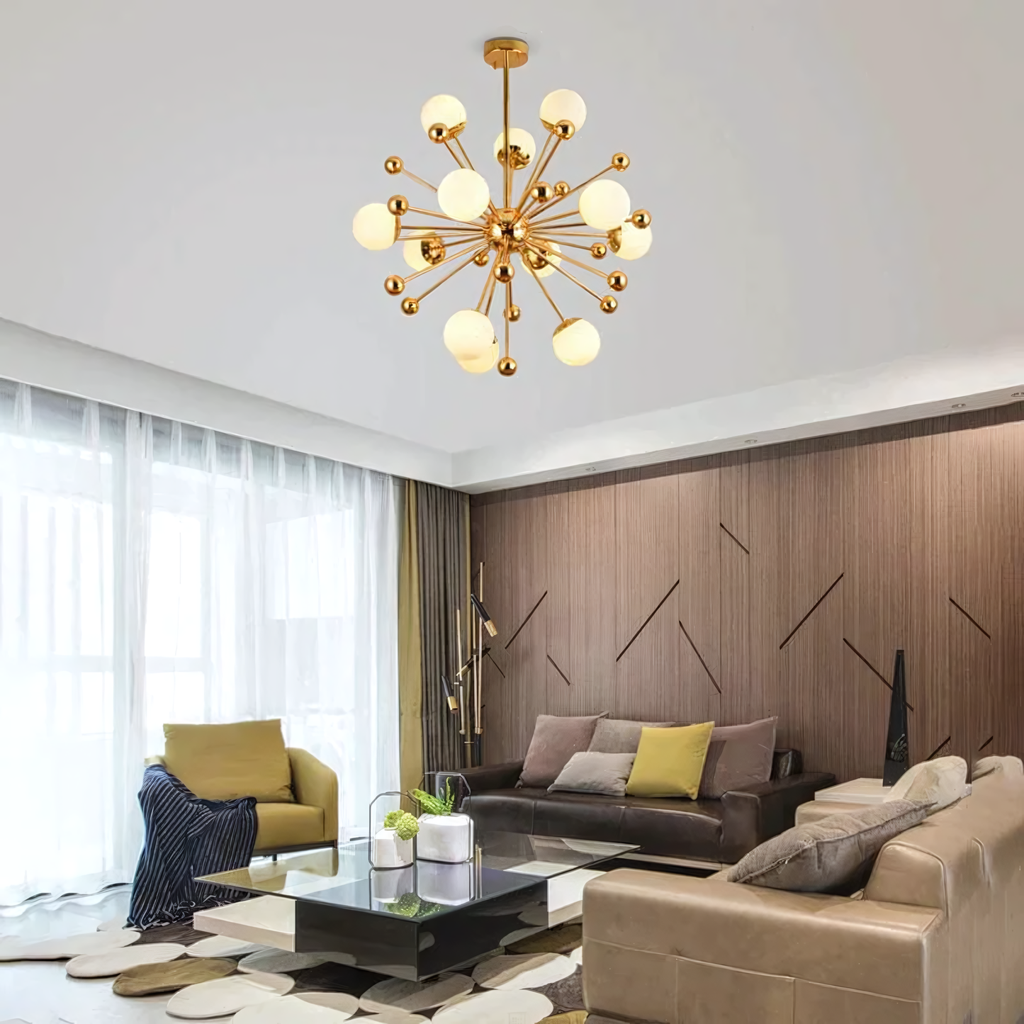 Asteraceae Gold Chandelier
