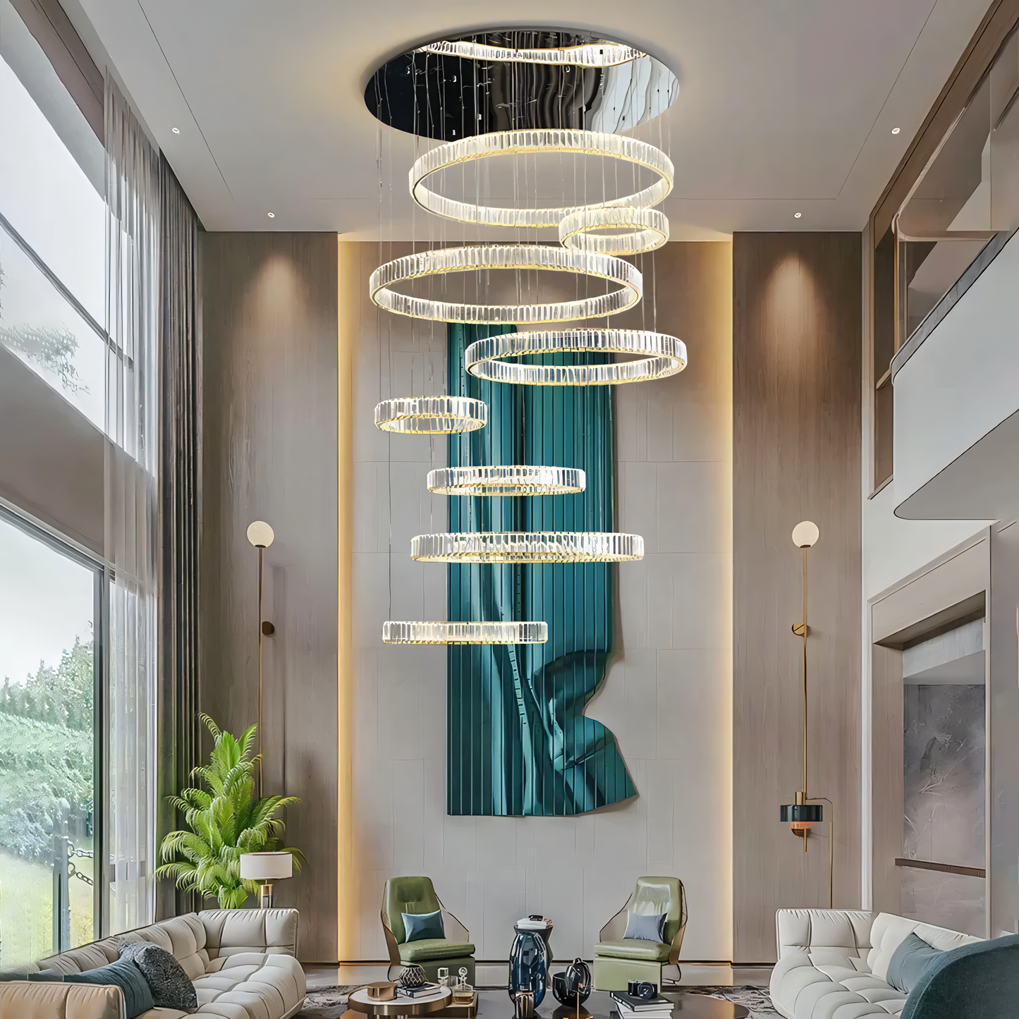 Celestial Ring Chandelier