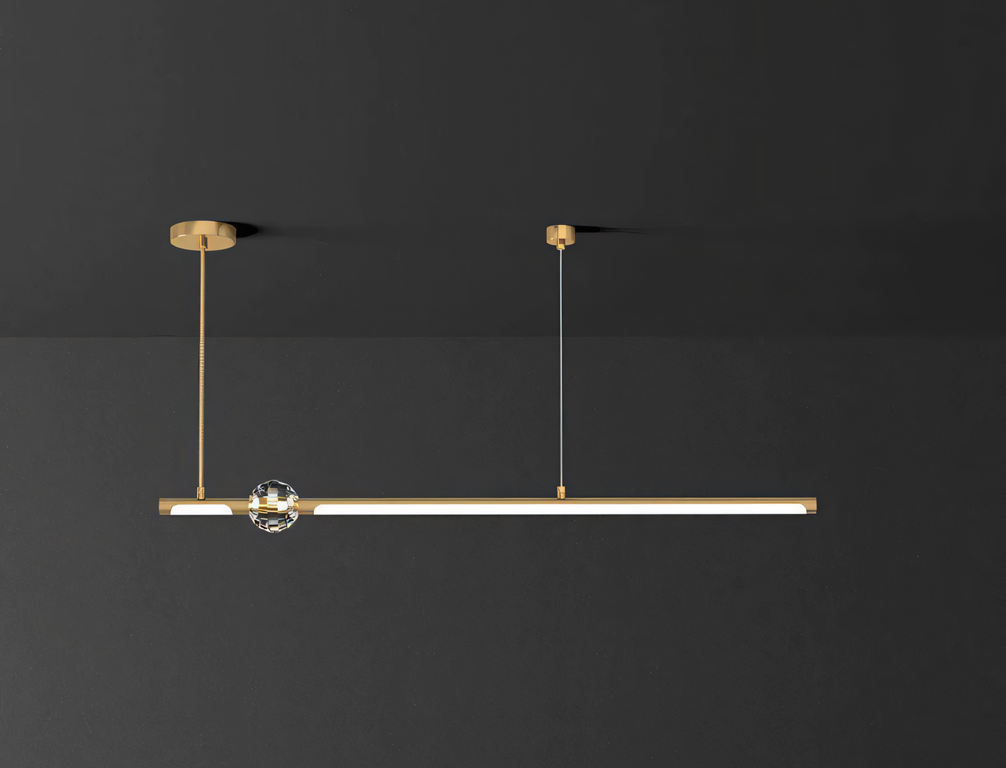 Energy-Efficient Ceiling Chandelier: Sustainable lighting for high-end interiors.