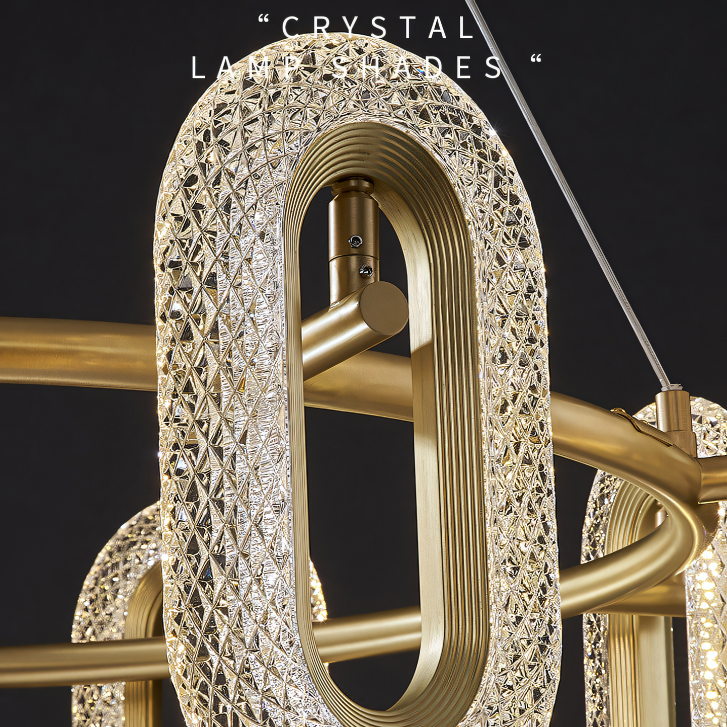 Captivating LED ceiling light that adds a touch of regal elegance to offices