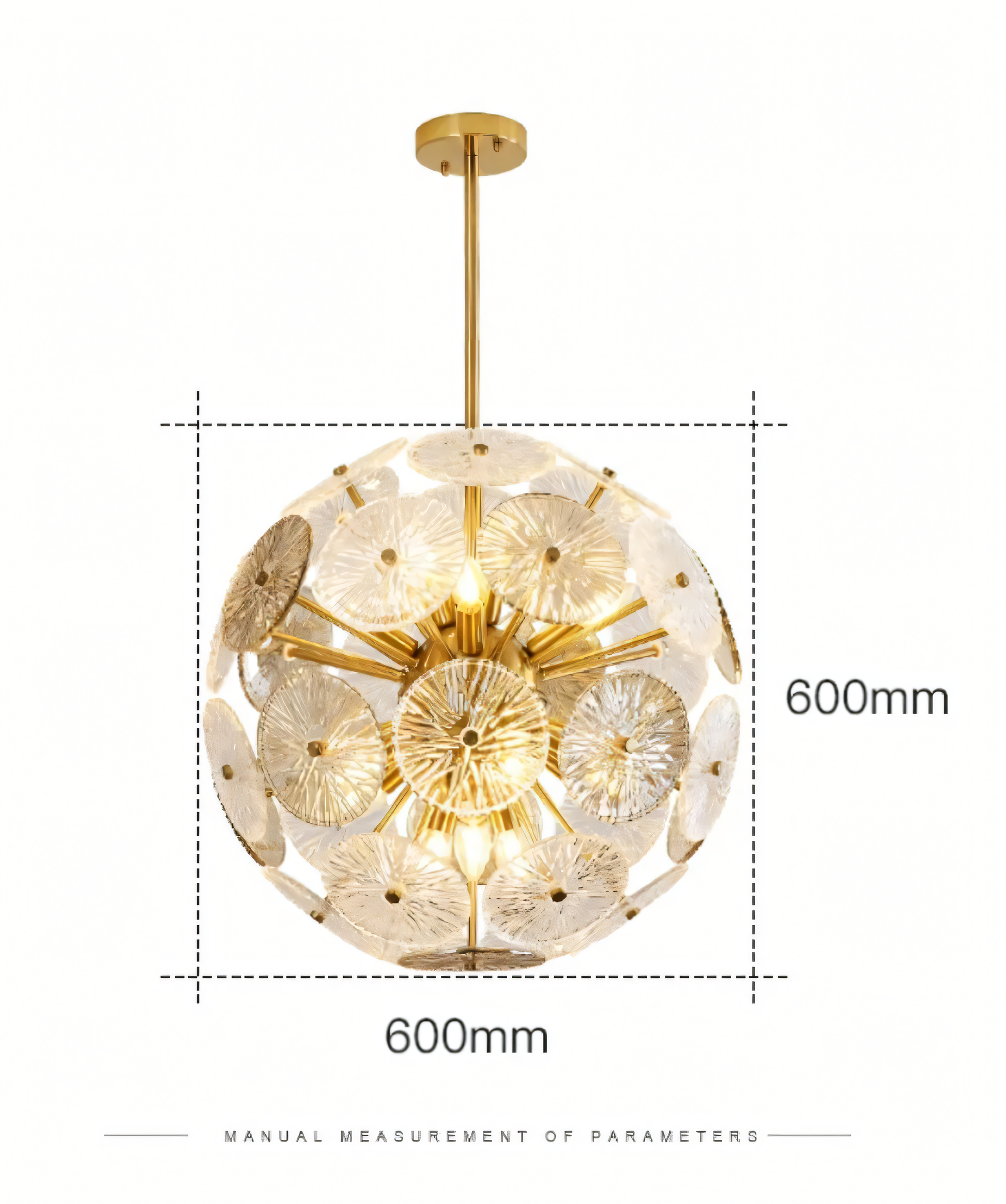 Elegant and sophisticated chandelier for luxury living space