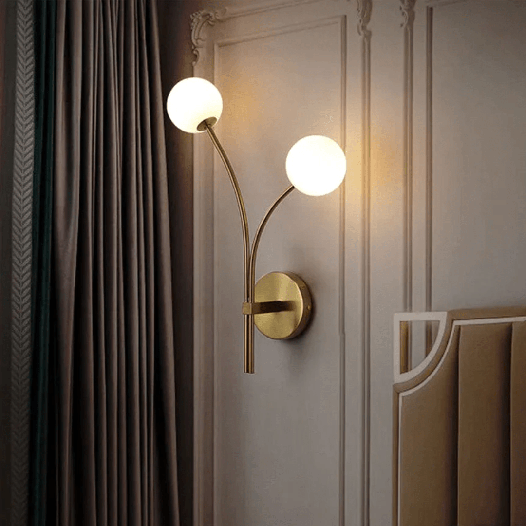 Intricate glass patterns, Burgeon Wall Sconce
