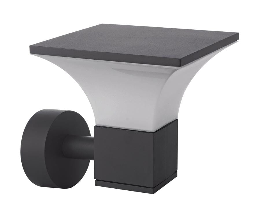 Warm glow of square wall sconces echoing whispers of the past