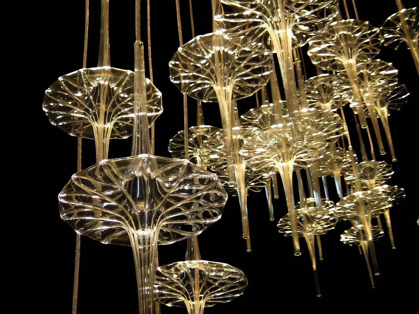 Striking Biomorphic Lighting Fixture