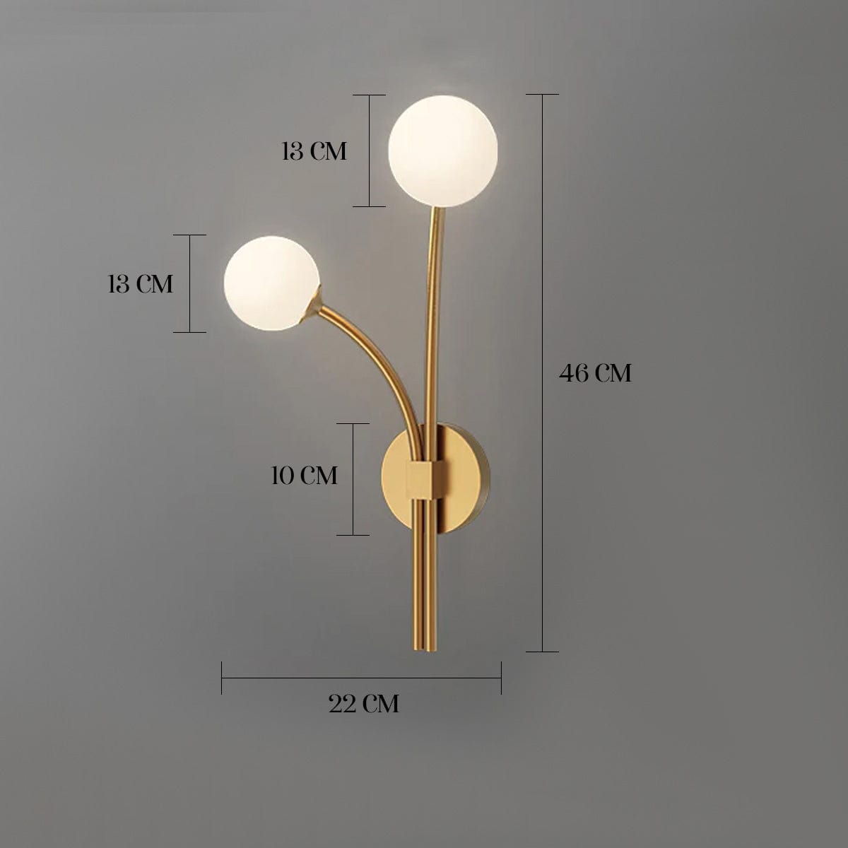 Timeless beauty, Burgeon Wall Light