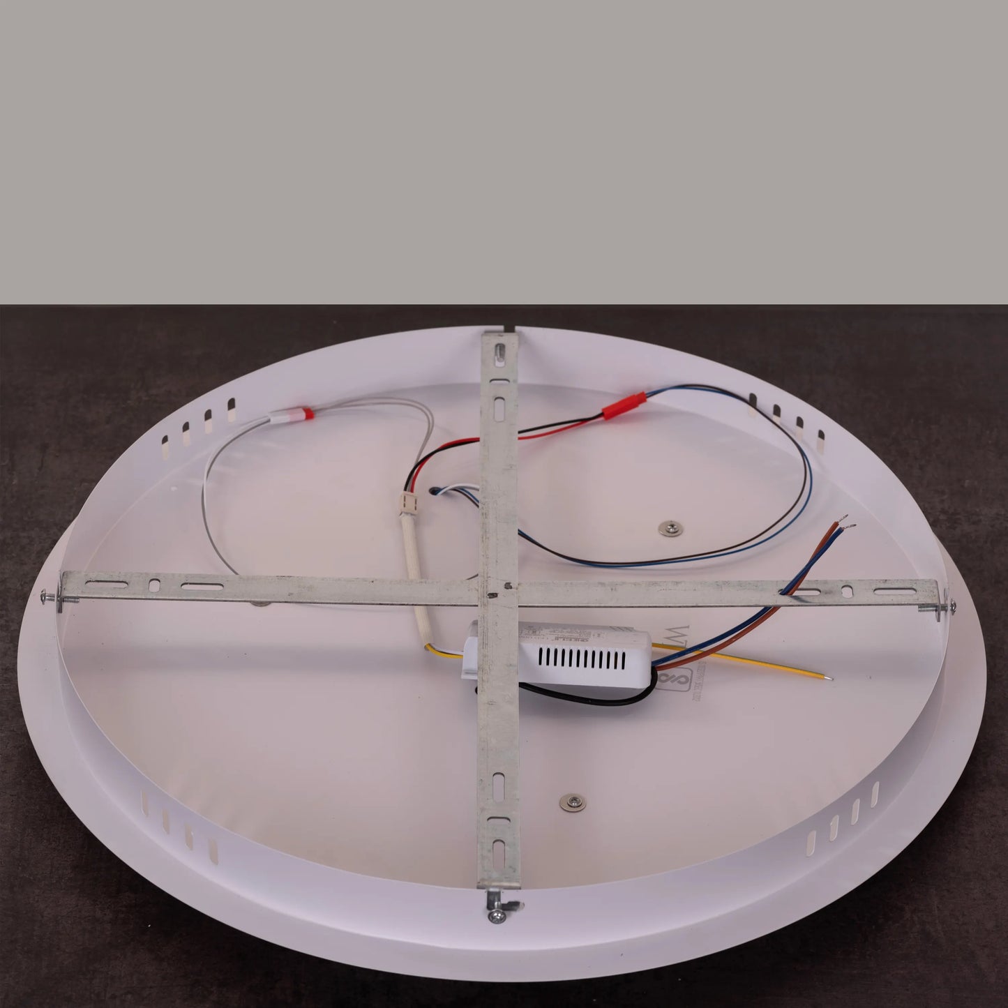 White book-shaped dimmable LED ceiling light with remote control