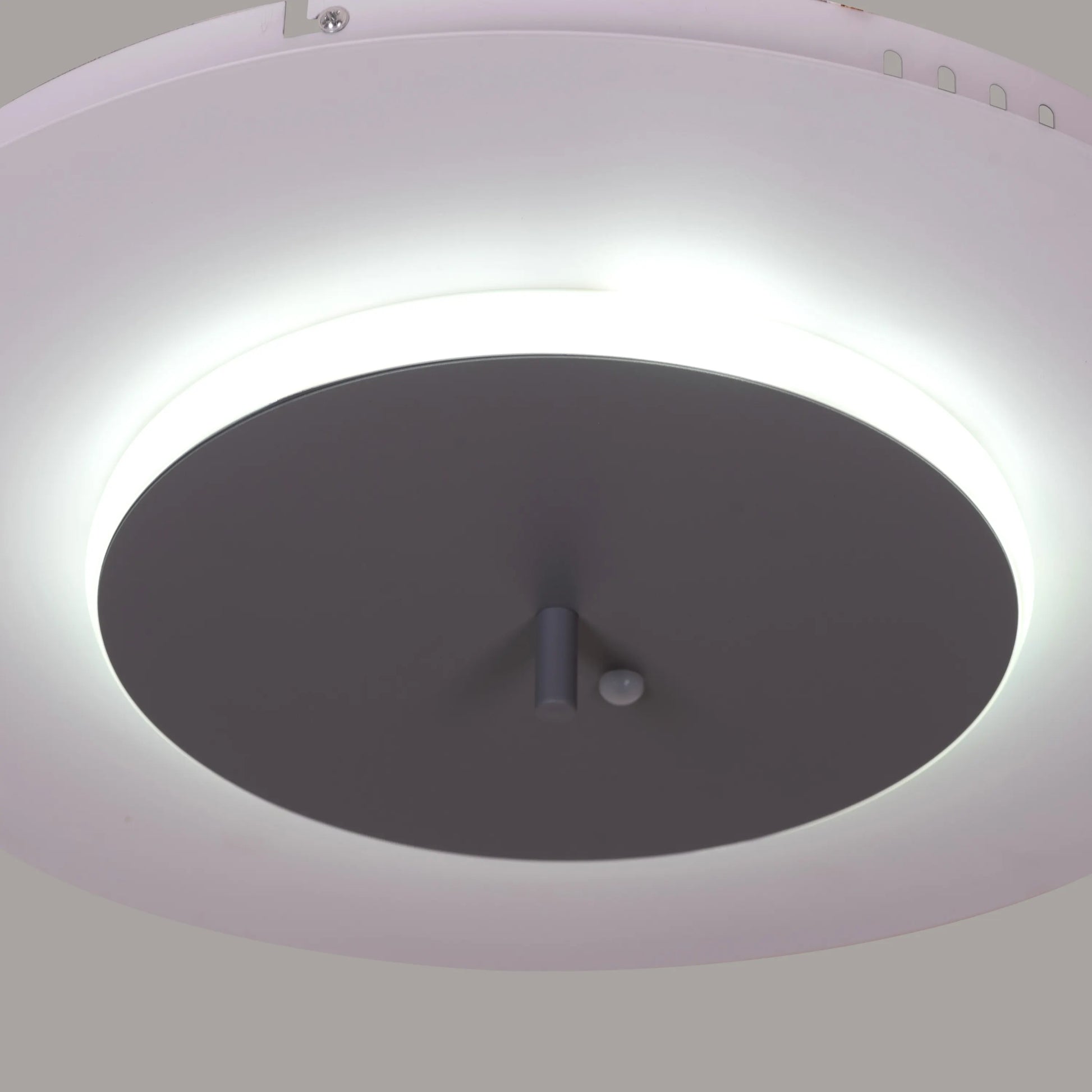 White book-shaped dimmable LED ceiling light with remote control