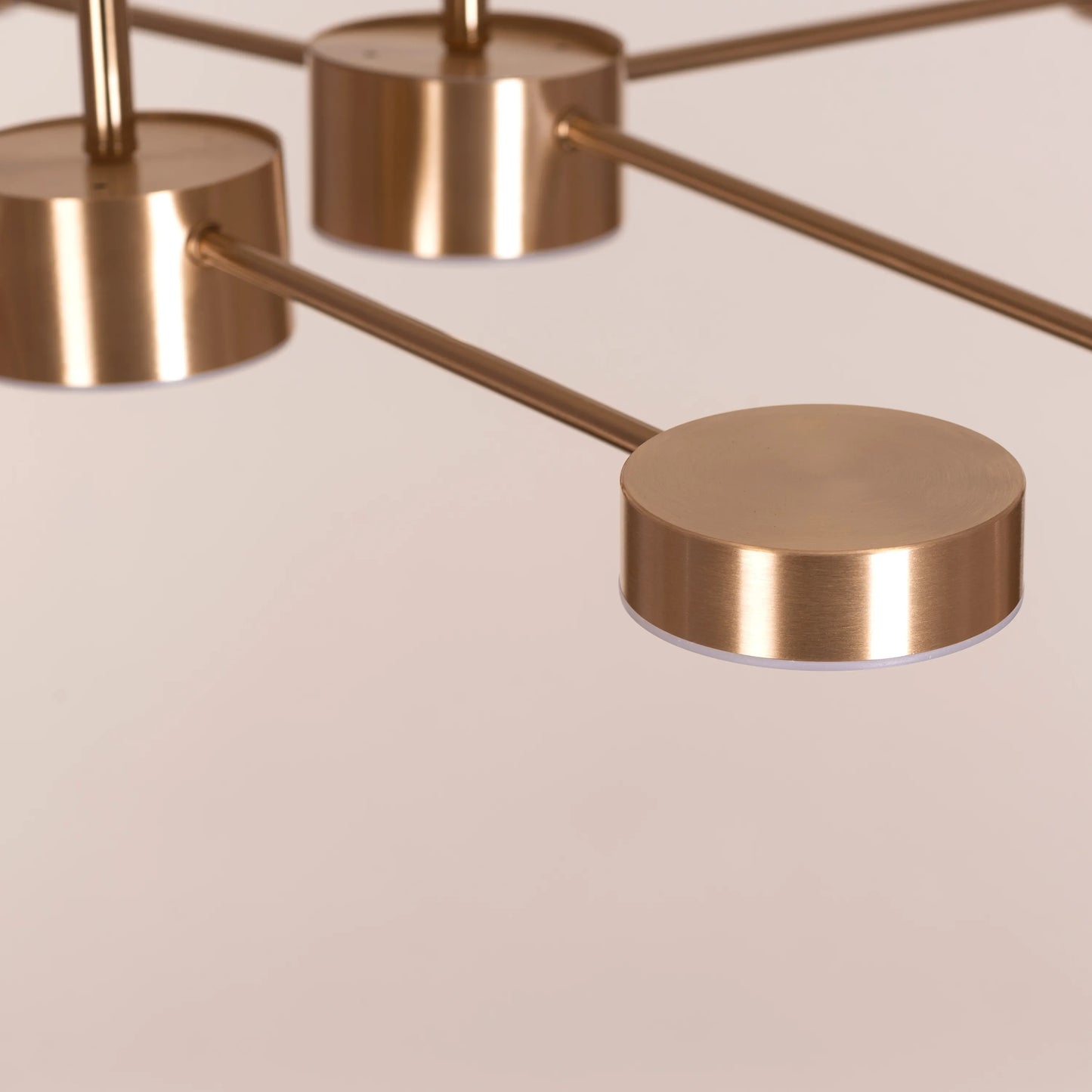 Walk On By (Gold, Dimmable LED with Remote Control) Ceiling Chandelier