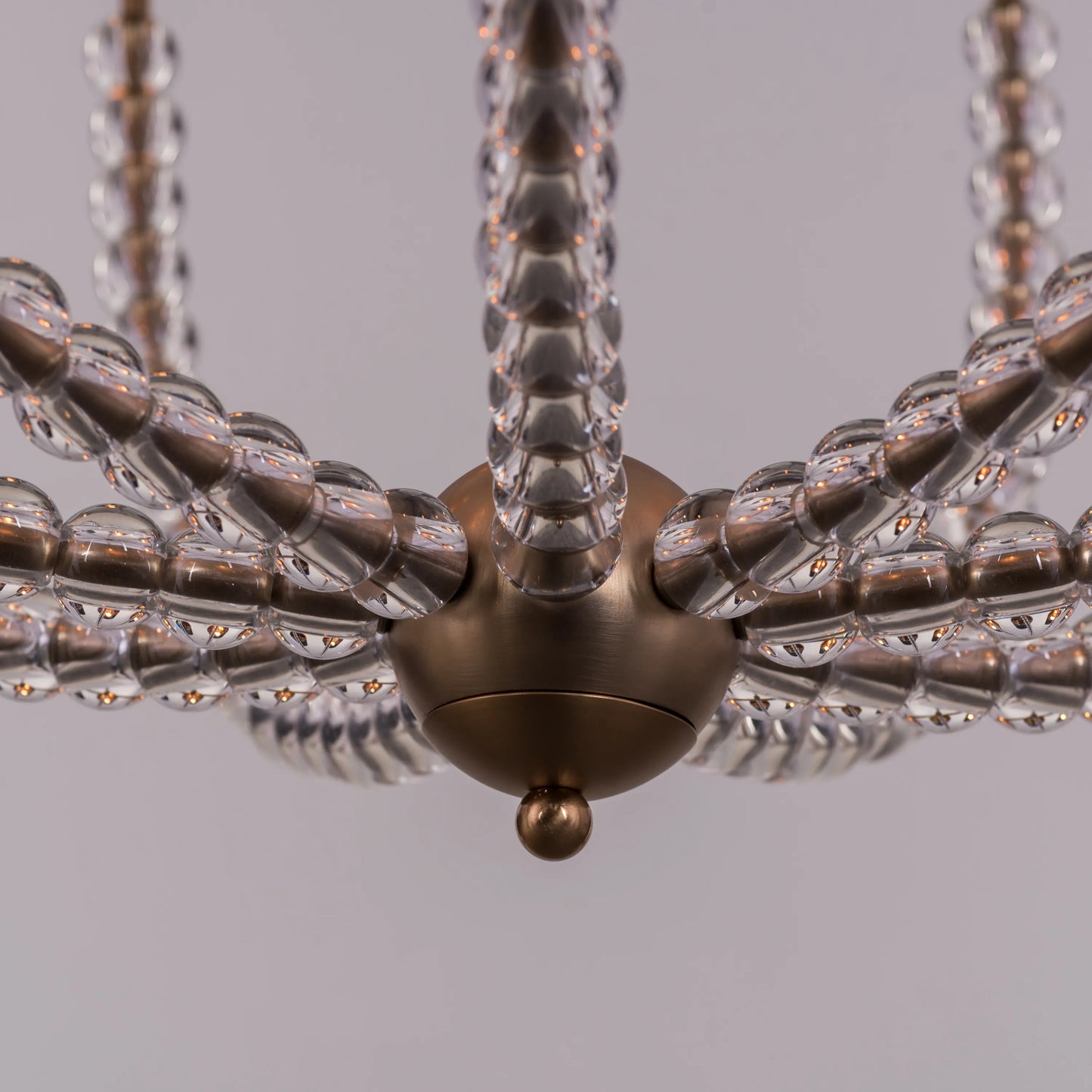 King's Gambit (Large, Gold) Crystal Chandelier