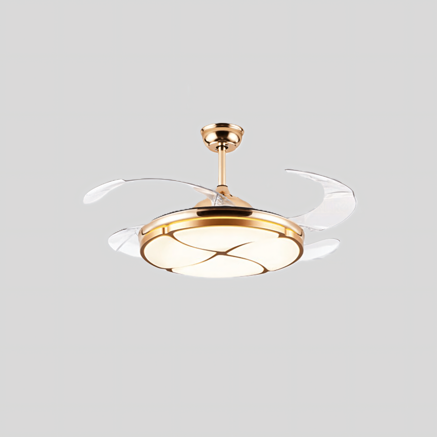 Sleek and unobtrusive ceiling fan design