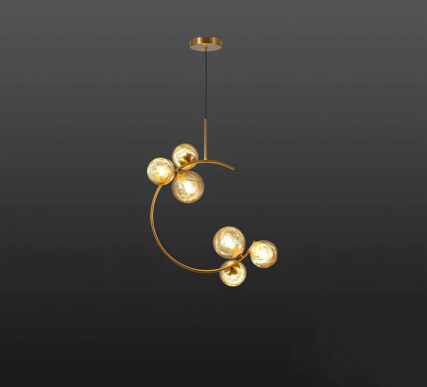Enchanting golden fairy wing chandelier hanging lights