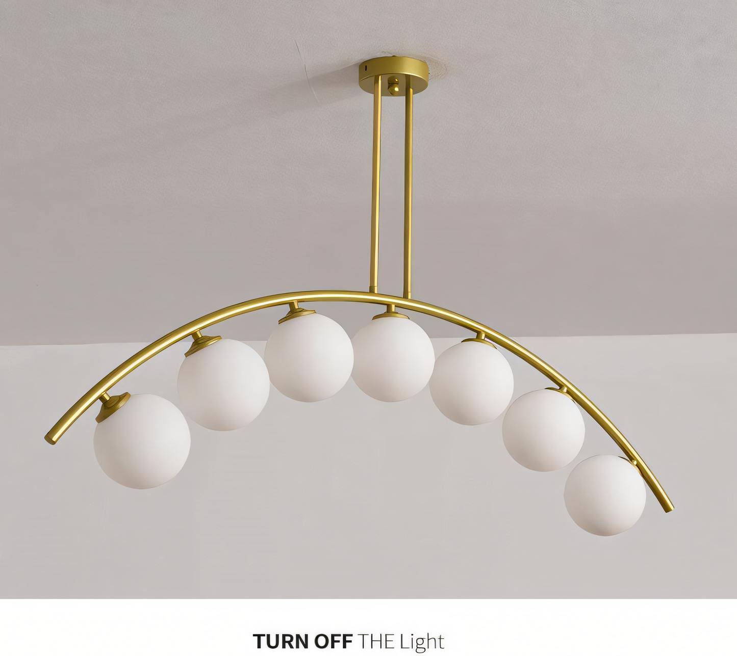 Illuminate your home with a captivating sputnik chandelier. Gold finish, curved arms, and frosted glass create a unique look.