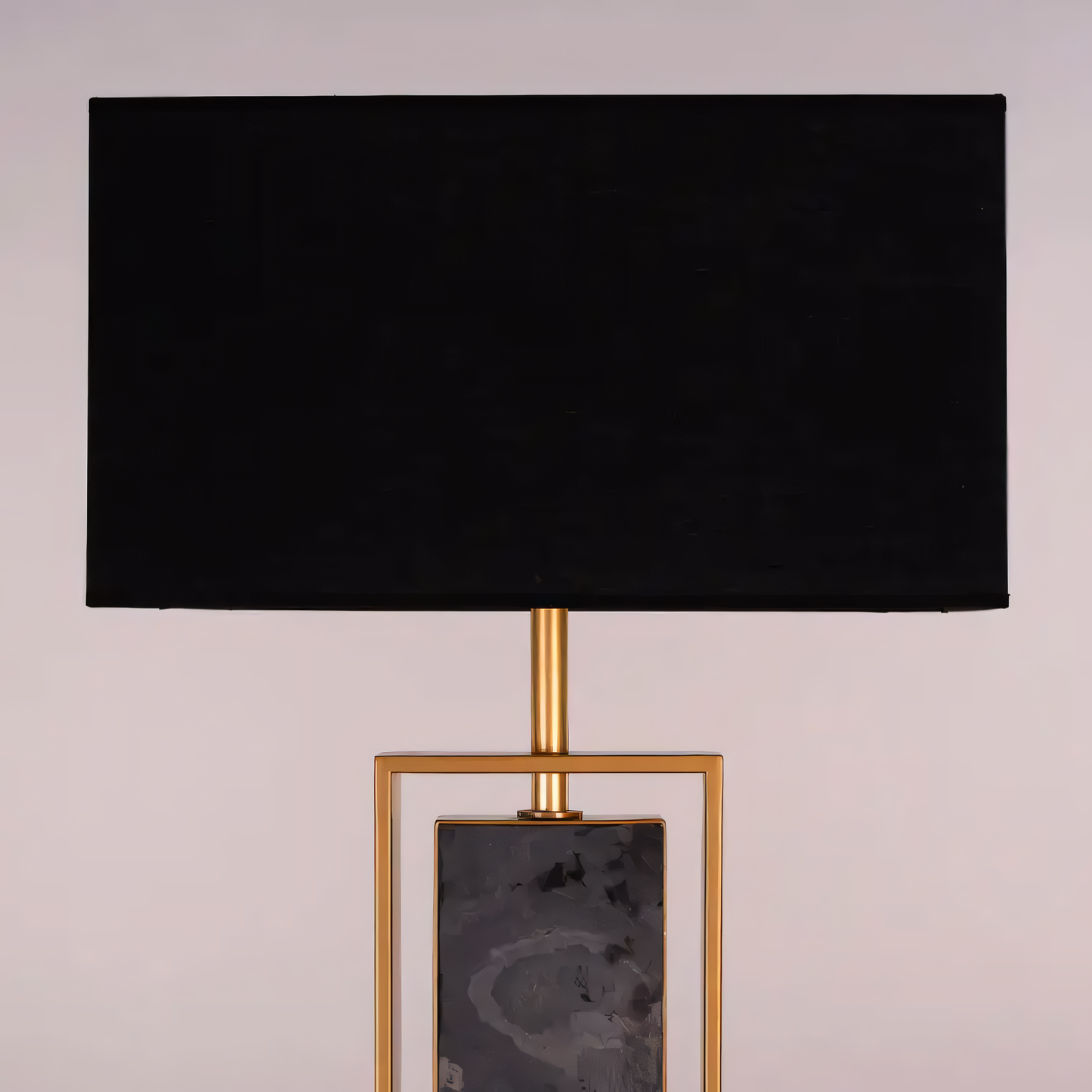 Plastic-Reinforced Fabric Shade Floor Lamp