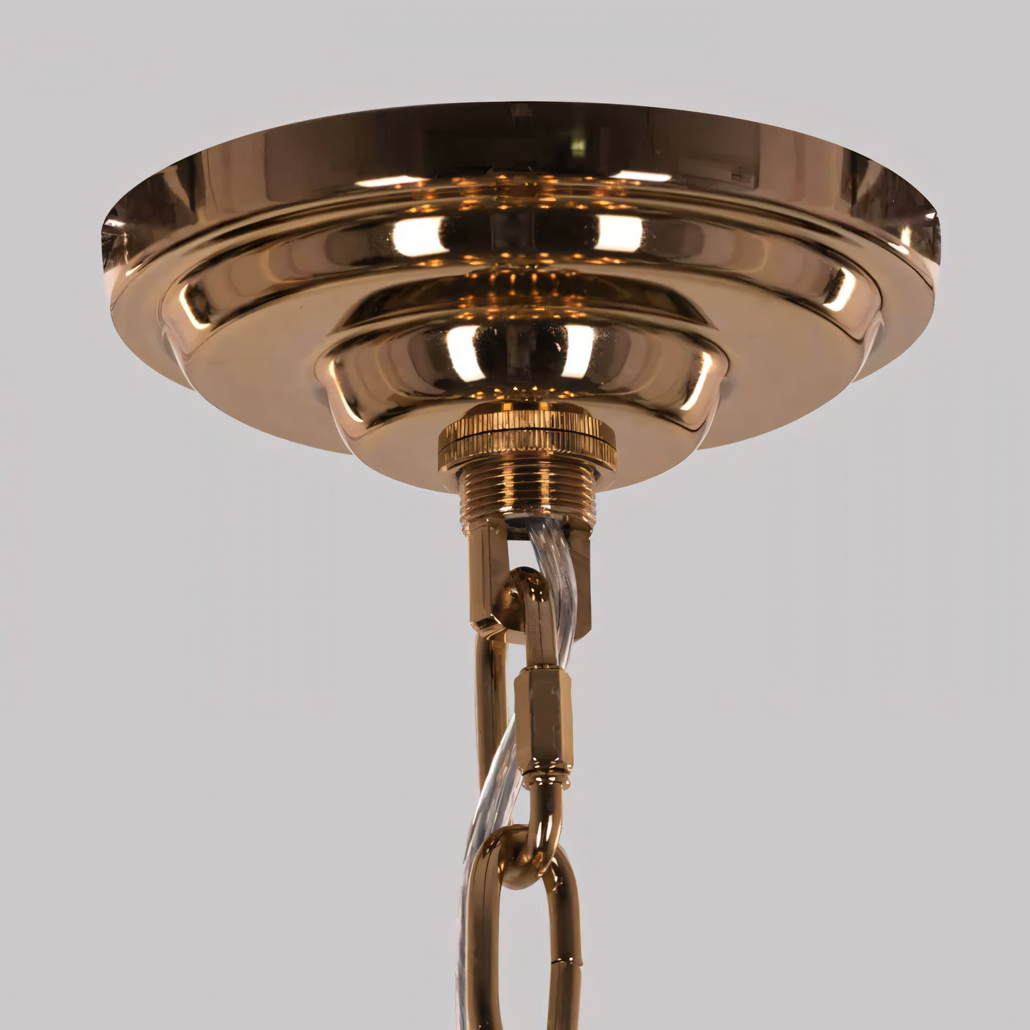 The adjustable hanging length of the Gratus Luxe Modern Glass Leaf Chandelier makes it perfect for various ceiling heights in a beach villa.