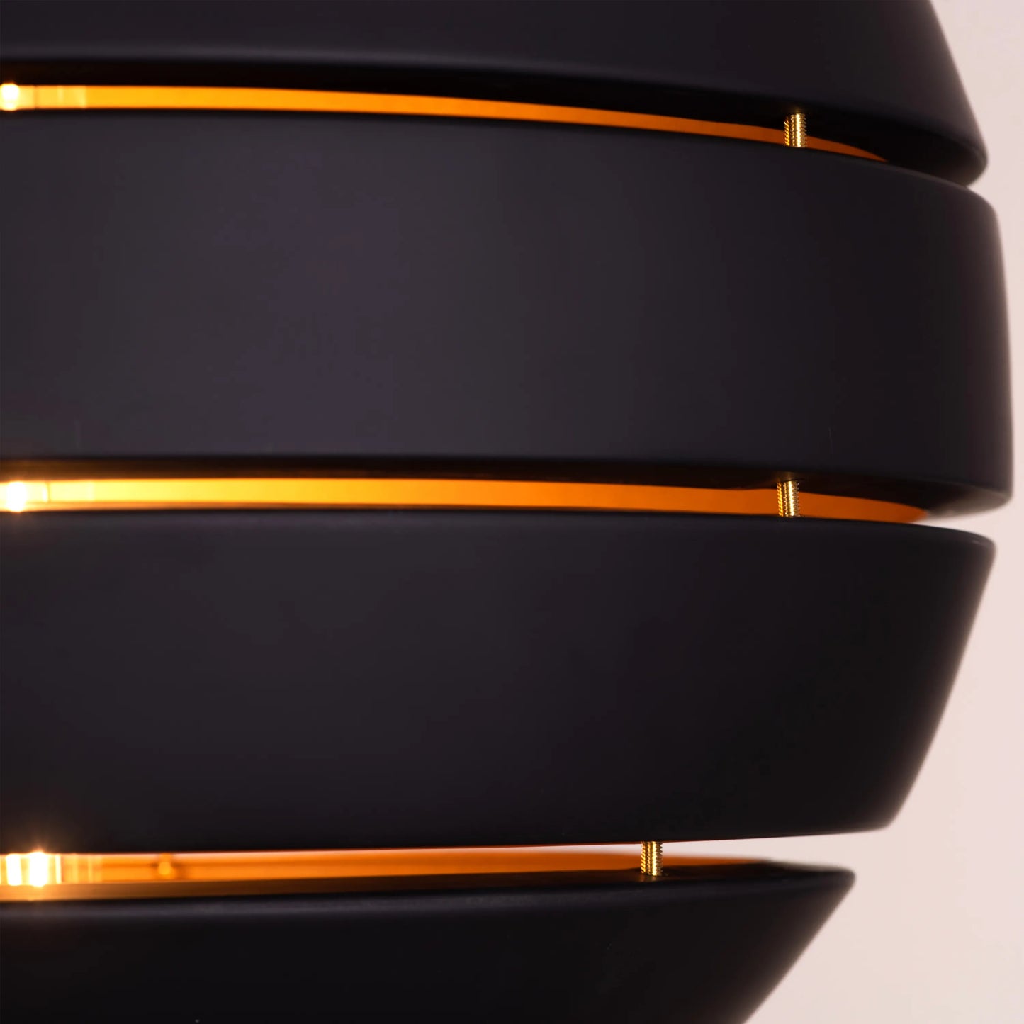 Elegant Daybreak Pendant Light in Sleek Black Finish