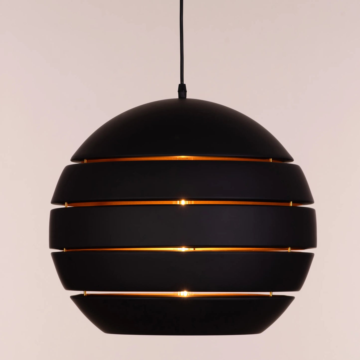 Elegant Daybreak Pendant Light in Sleek Black Finish