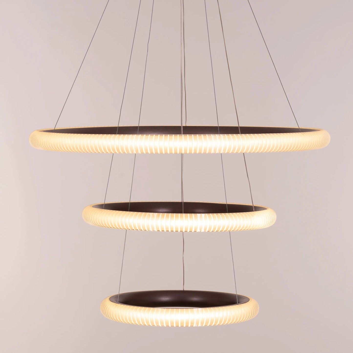 Dance All Night (Large, Brown, Dimmable LED with Remote Control) Chandelier