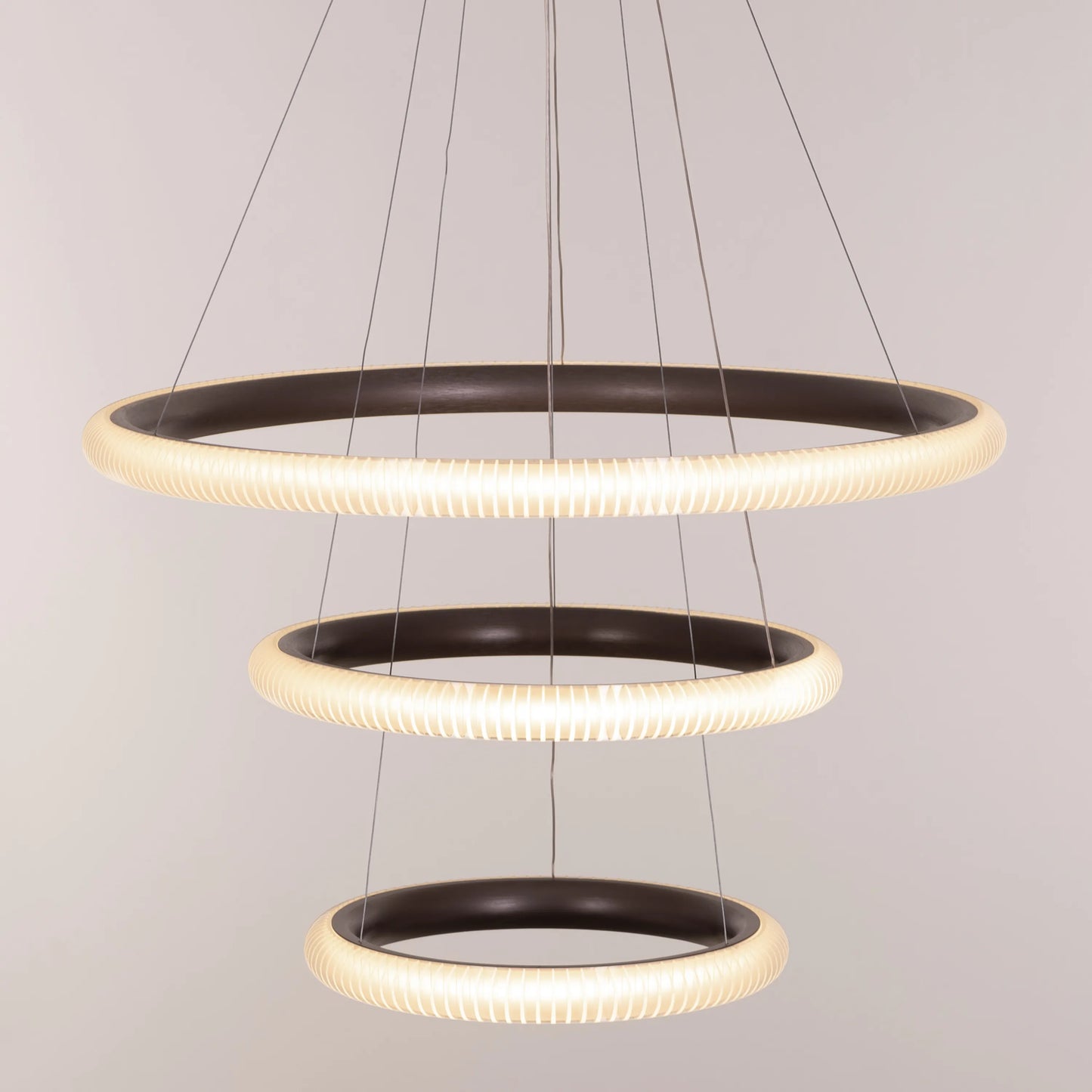 Dance All Night (Large, Brown, Dimmable LED with Remote Control) Chandelier