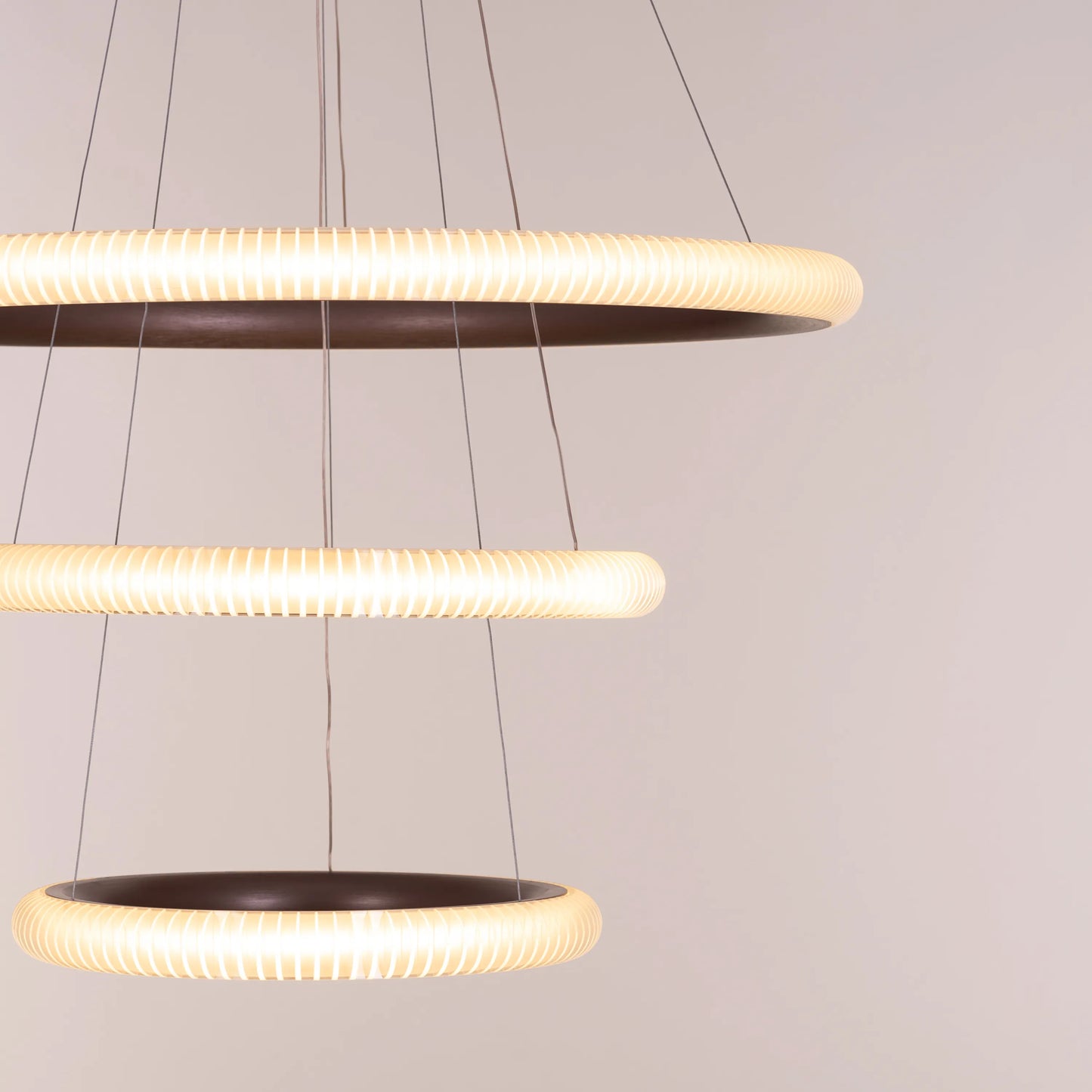 Dance All Night (Large, Brown, Dimmable LED with Remote Control) Chandelier