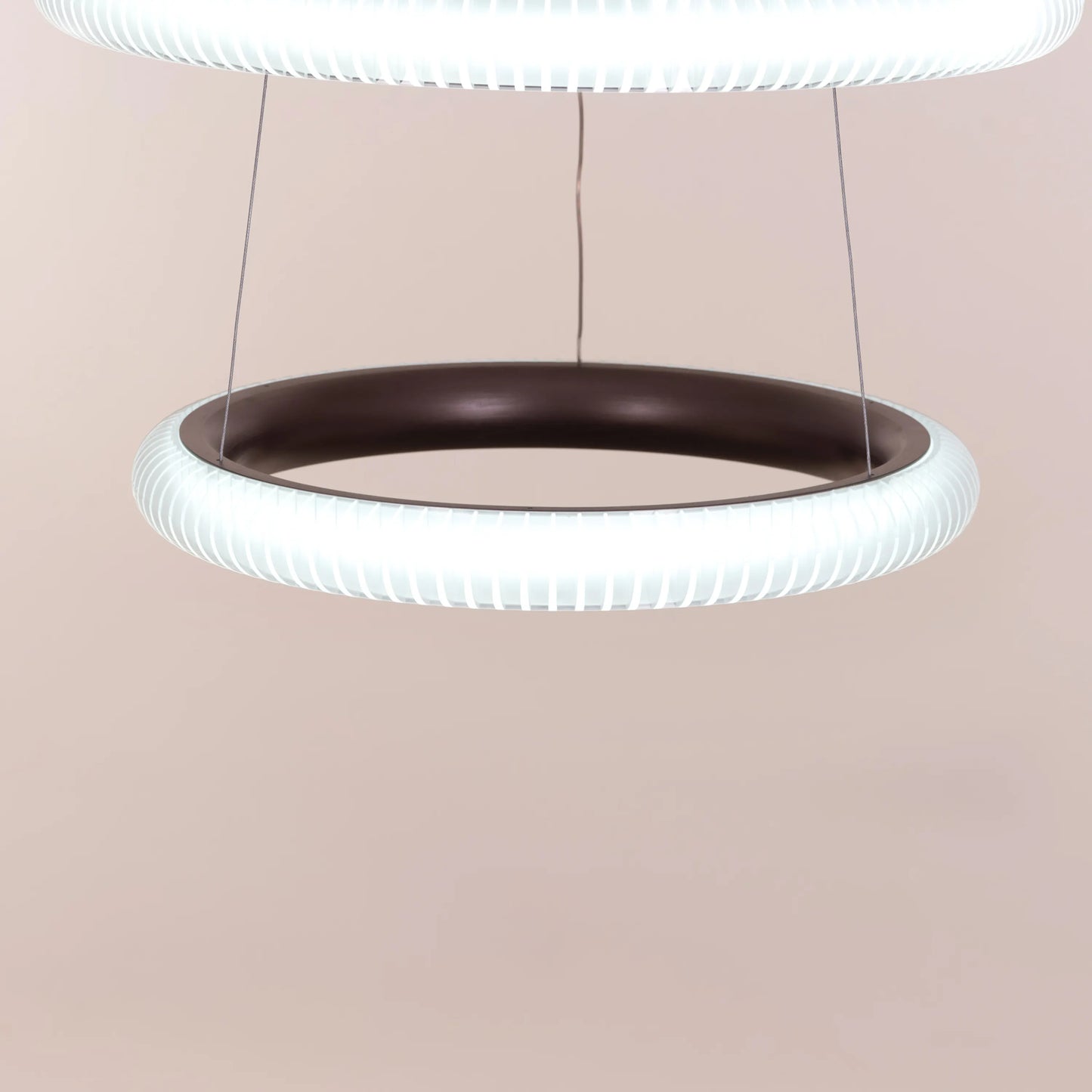 Dance All Night (Large, Brown, Dimmable LED with Remote Control) Chandelier