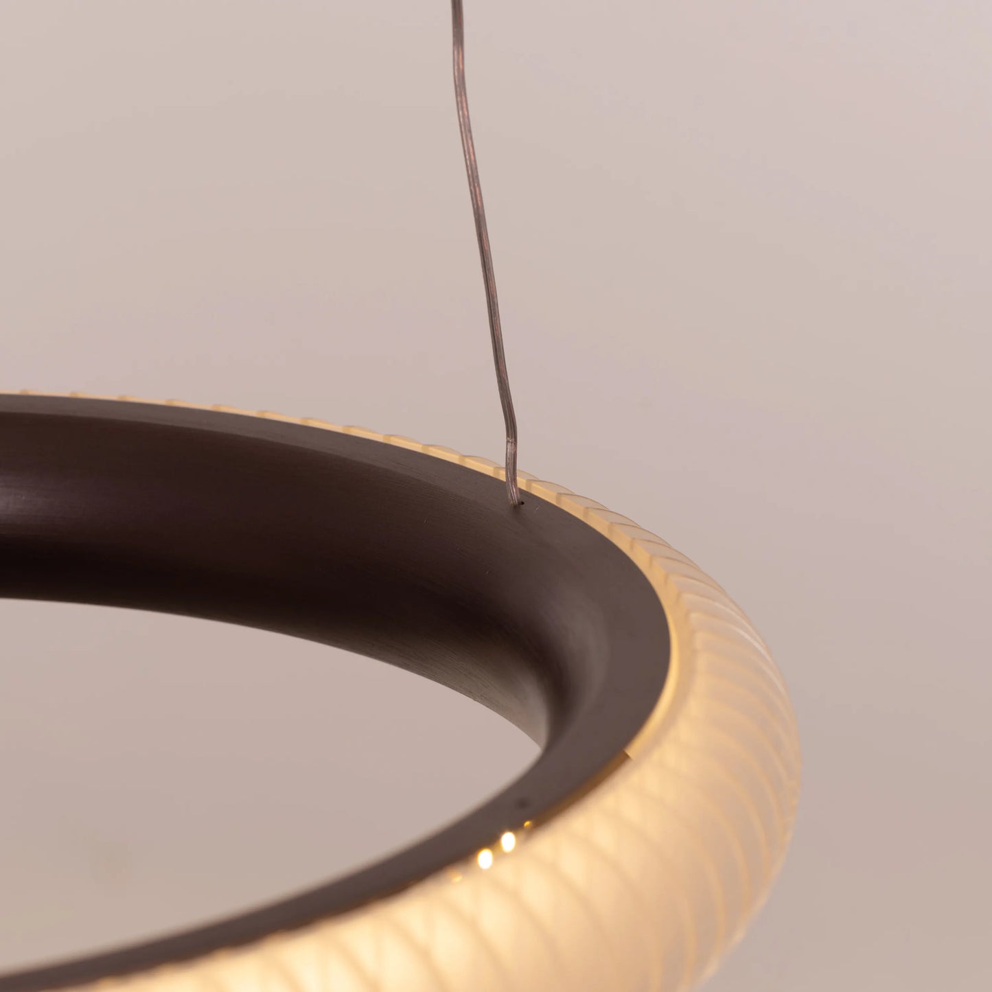 Dance All Night Chandelier in brown finish