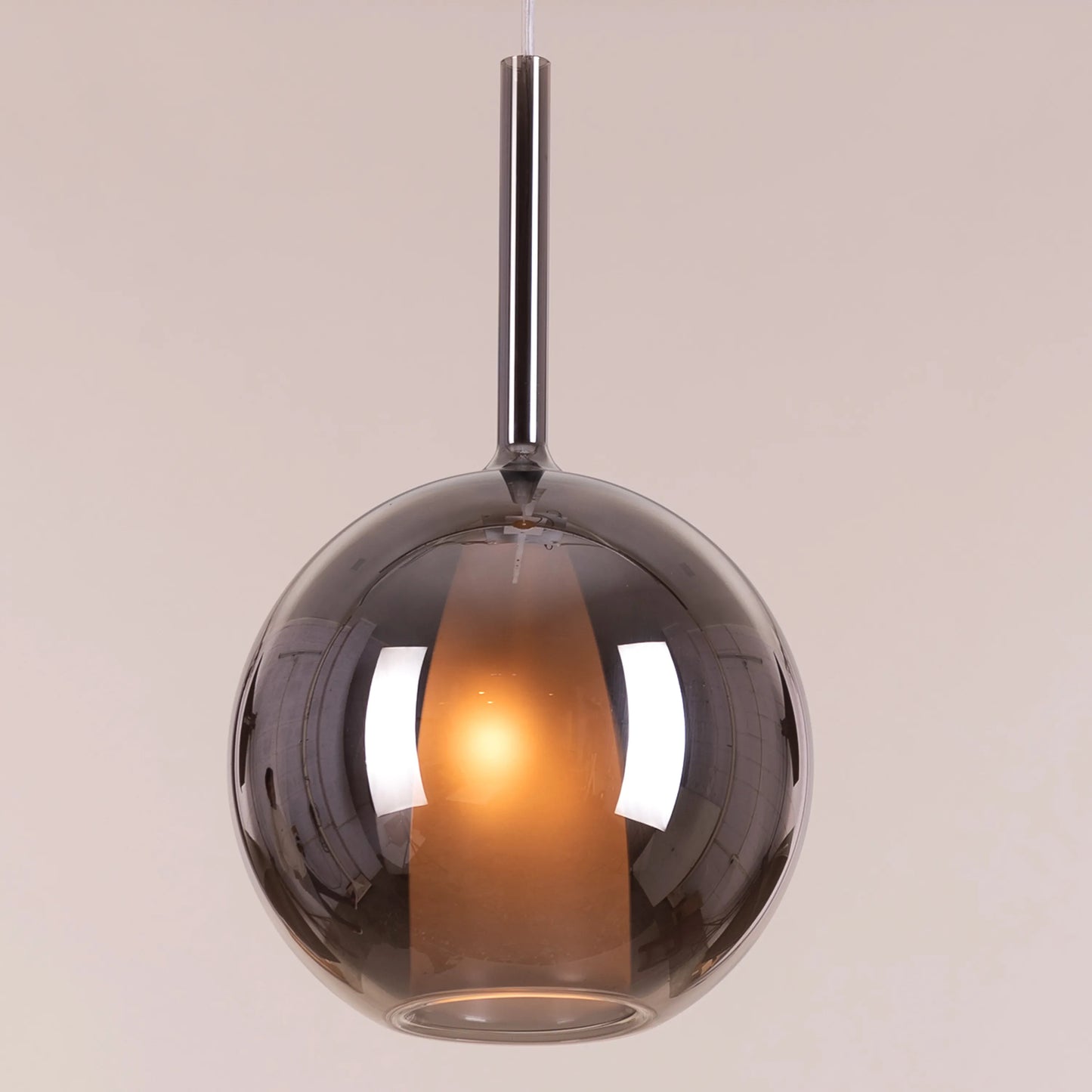 First Sign (Smokey Grey) Glass Pendant Light