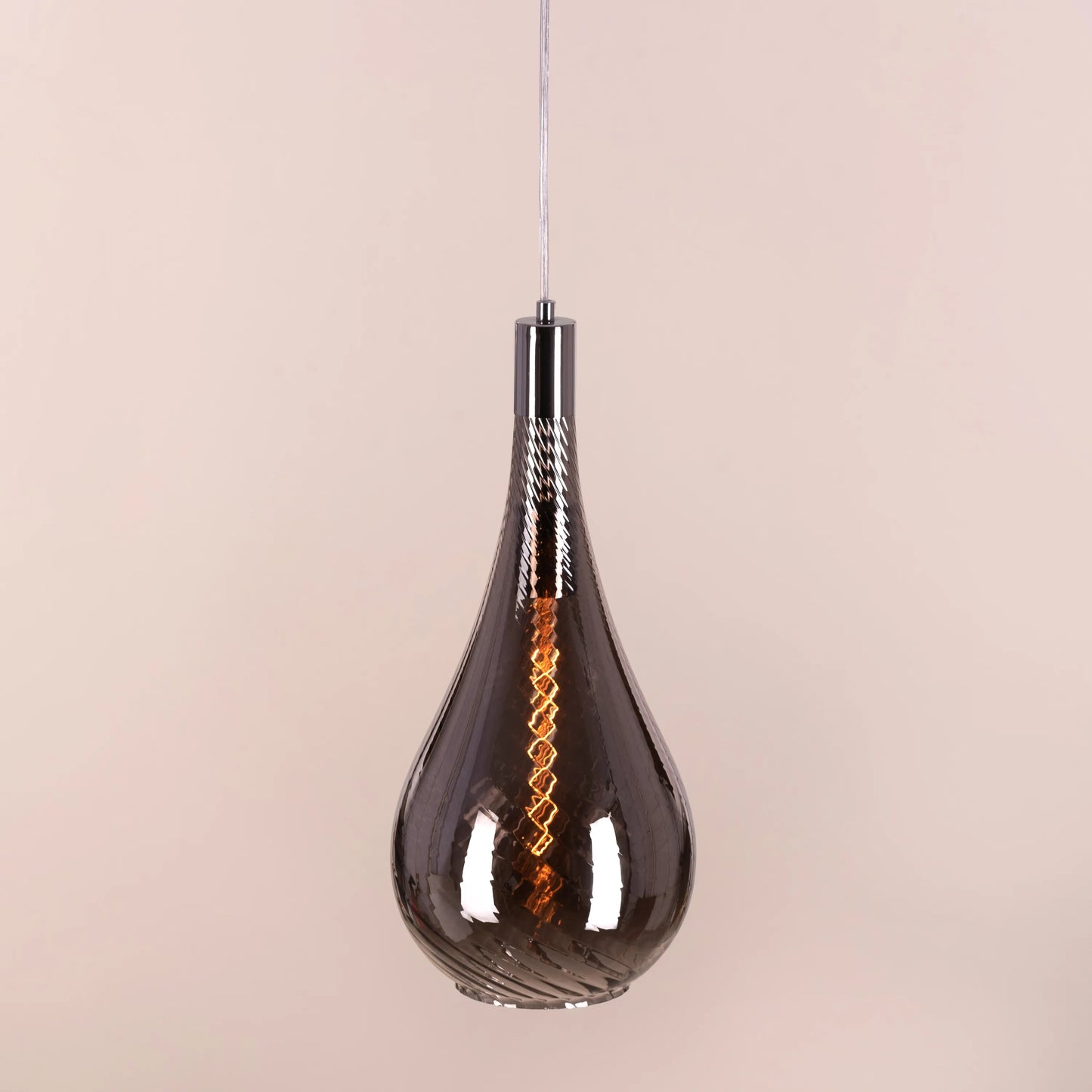 Contemporary Smokey Grey Pendant Light for a Romantic Touch – Keep My Love