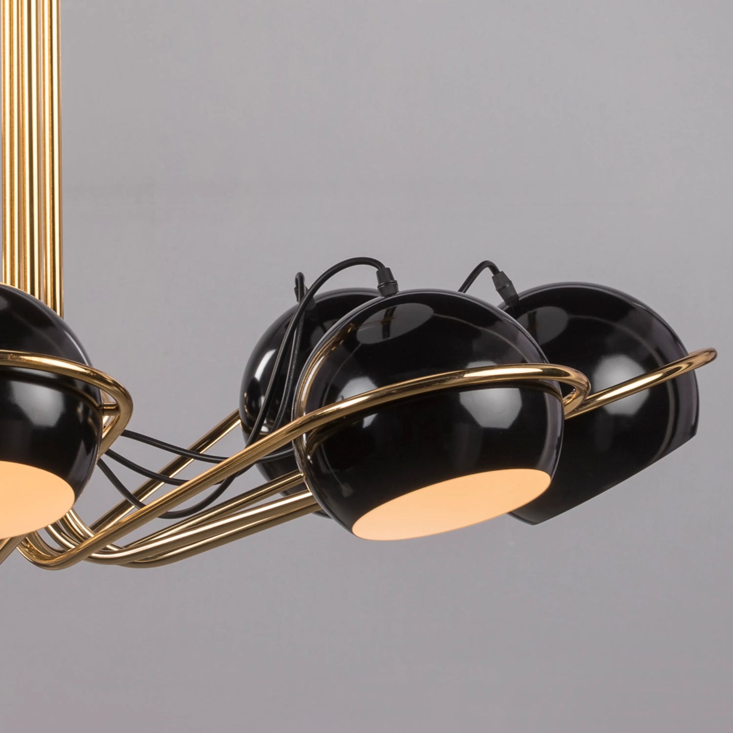 Midnight Memories Grand (Large, Gold, Black) Chandelier