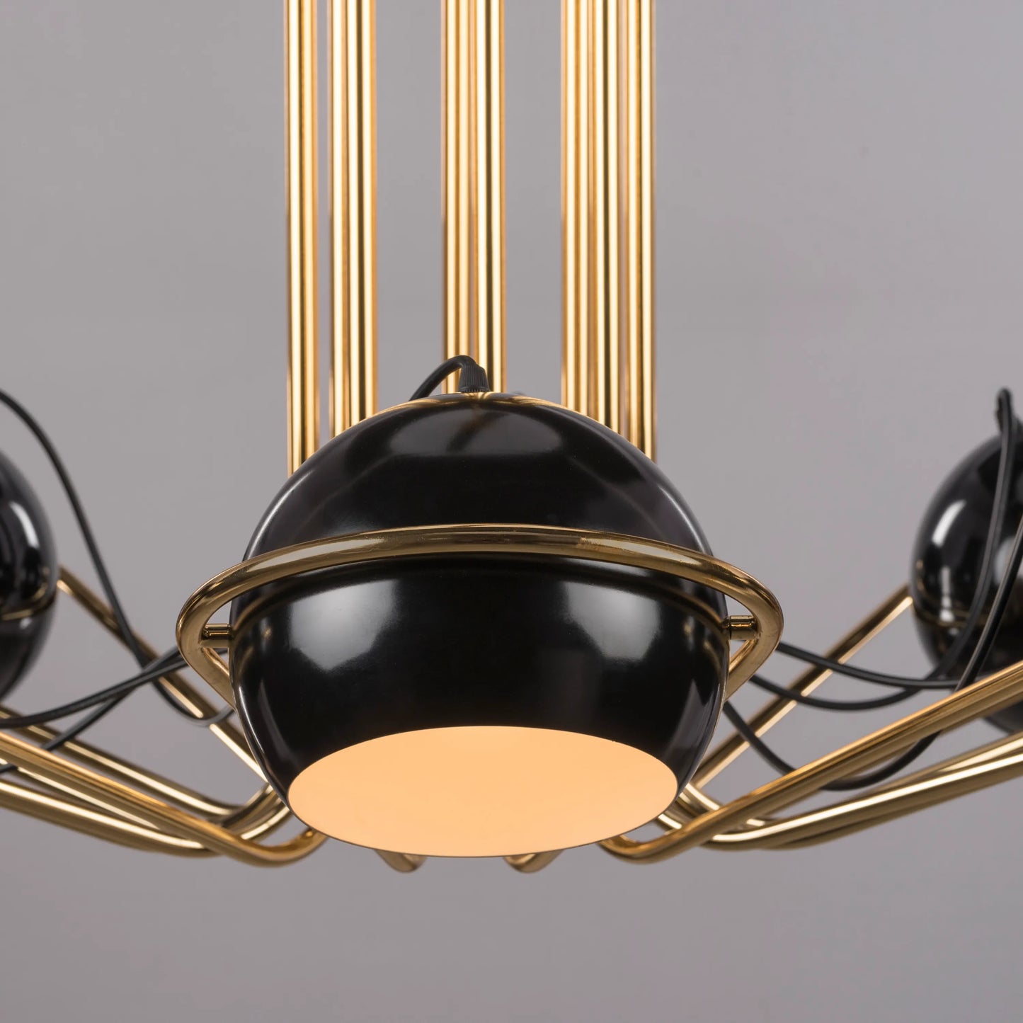 Midnight Memories Grand (Large, Gold, Black) Chandelier