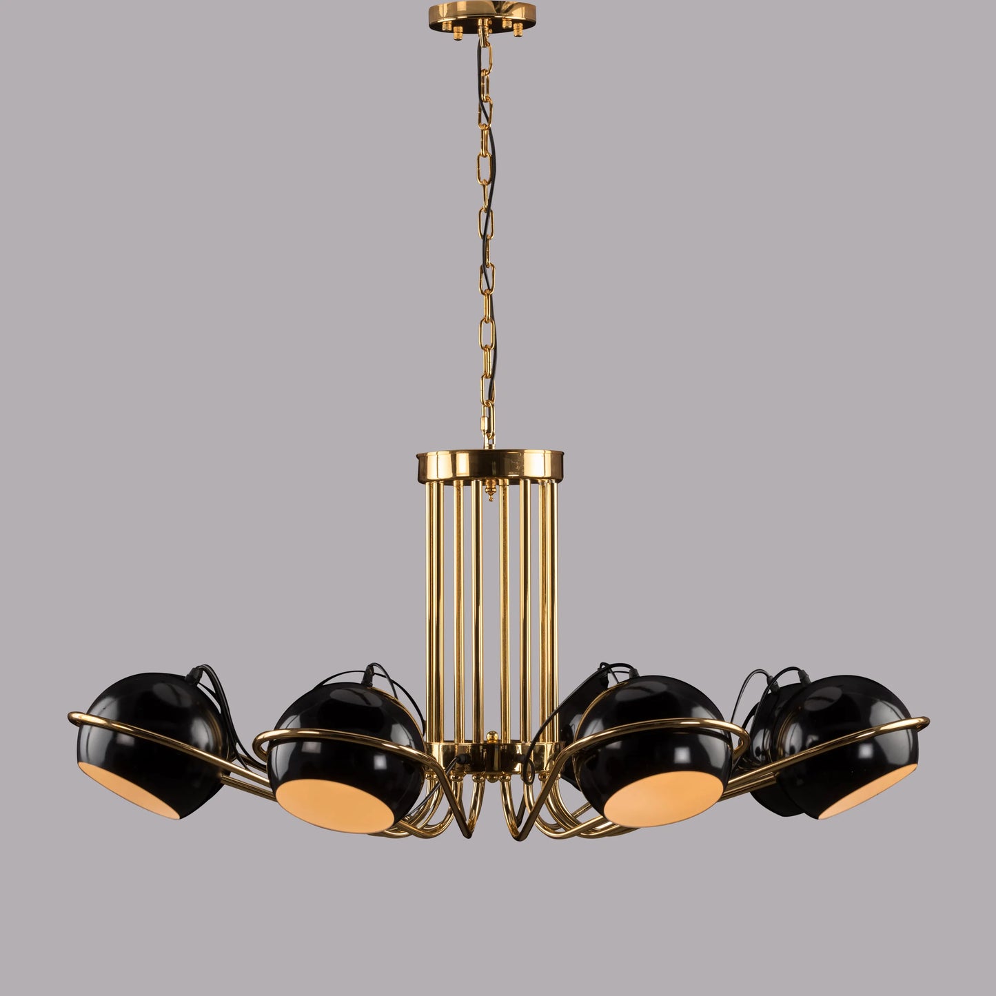Midnight Memories Grand (Large, Gold, Black) Chandelier
